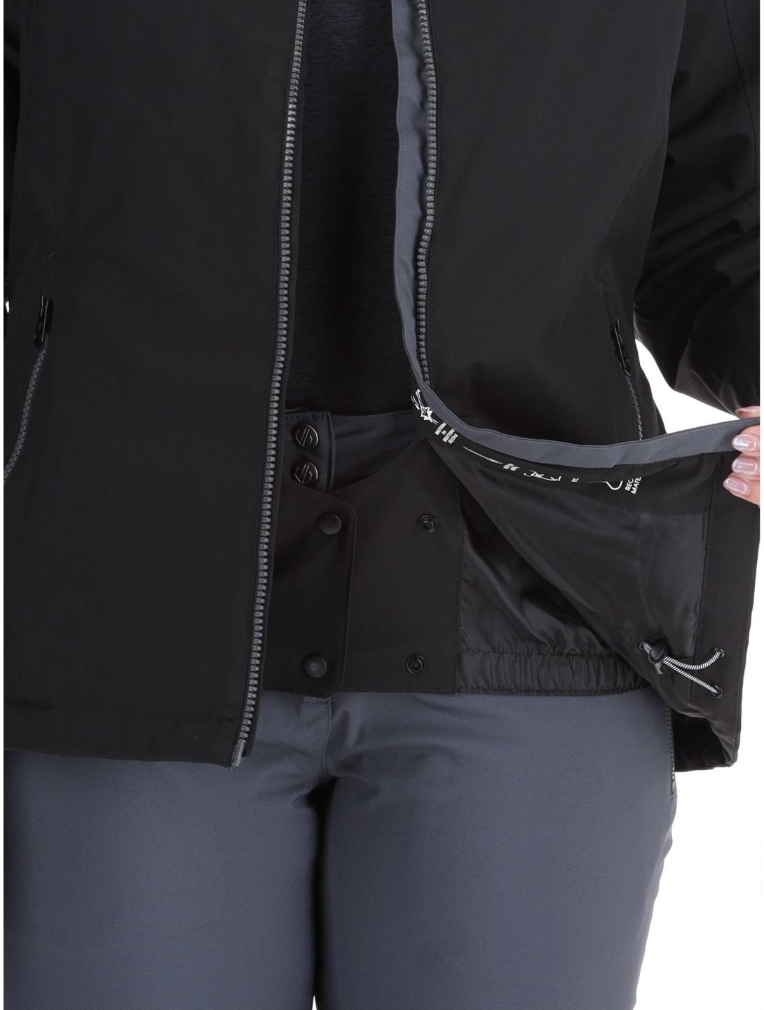 Dare2b, Flurry veste de ski femmes Black / Ebony gris, noir 