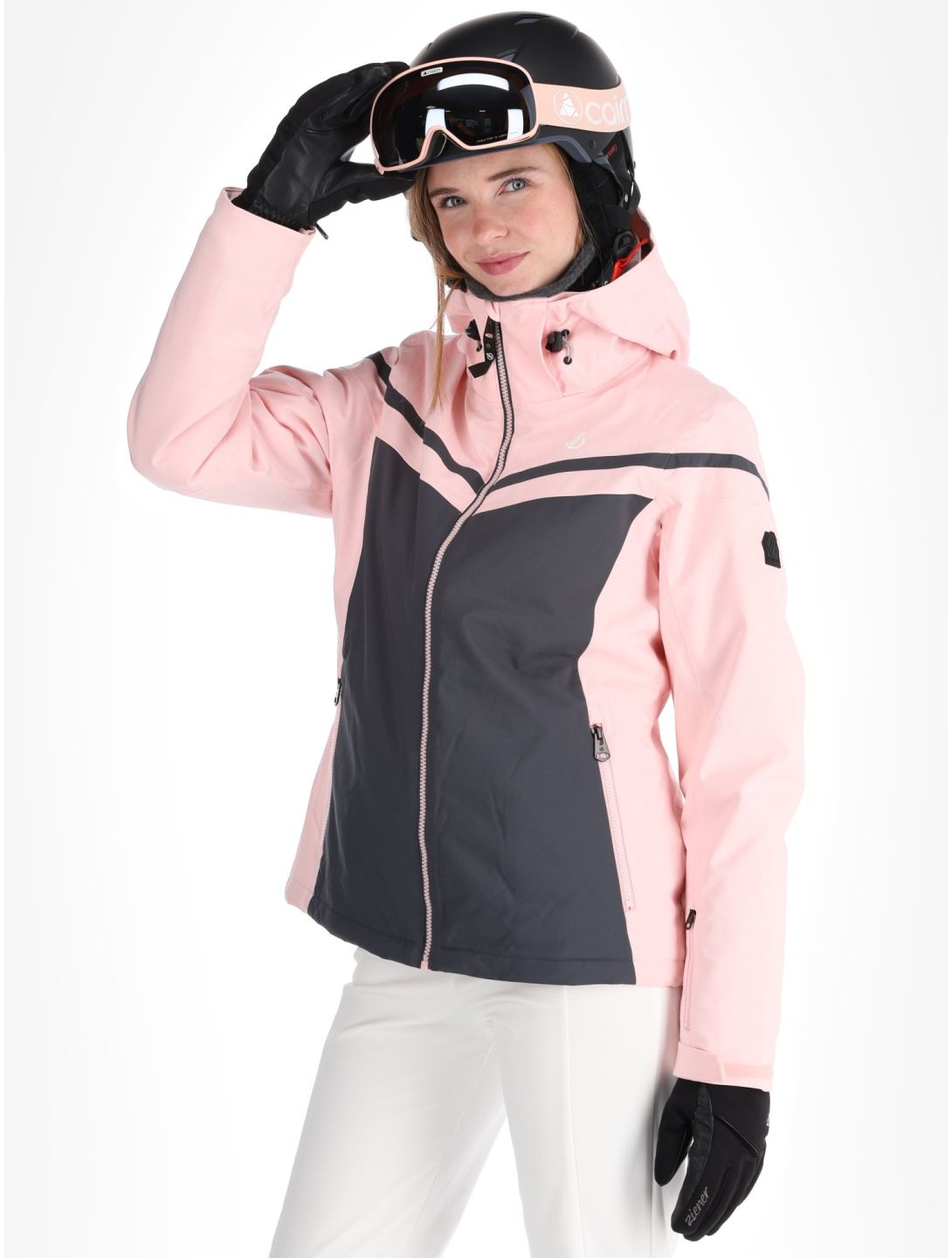 Dare2b, Flurry veste de ski femmes Crystal Rose / Ebony Grey gris, rose 