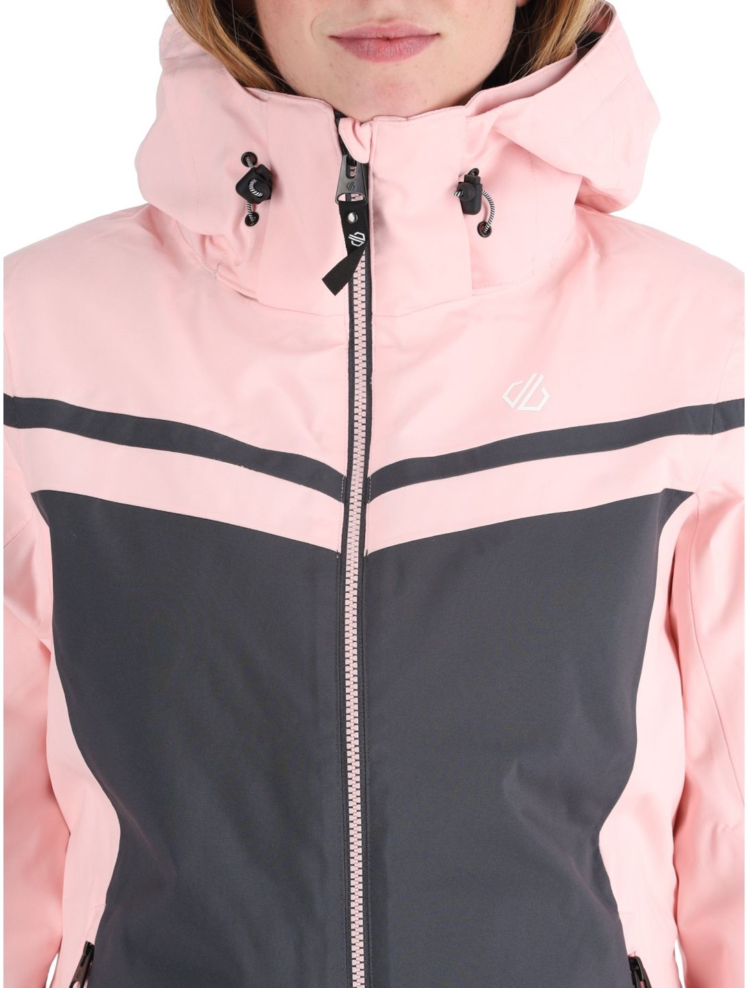 Dare2b, Flurry veste de ski femmes Crystal Rose / Ebony Grey gris, rose 