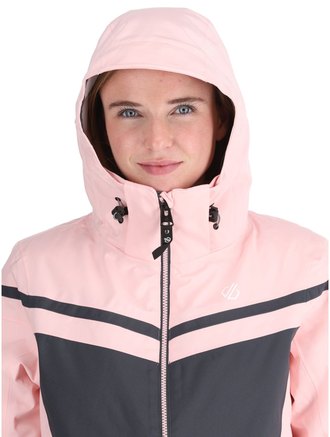 Dare2b, Flurry veste de ski femmes Crystal Rose / Ebony Grey gris, rose 