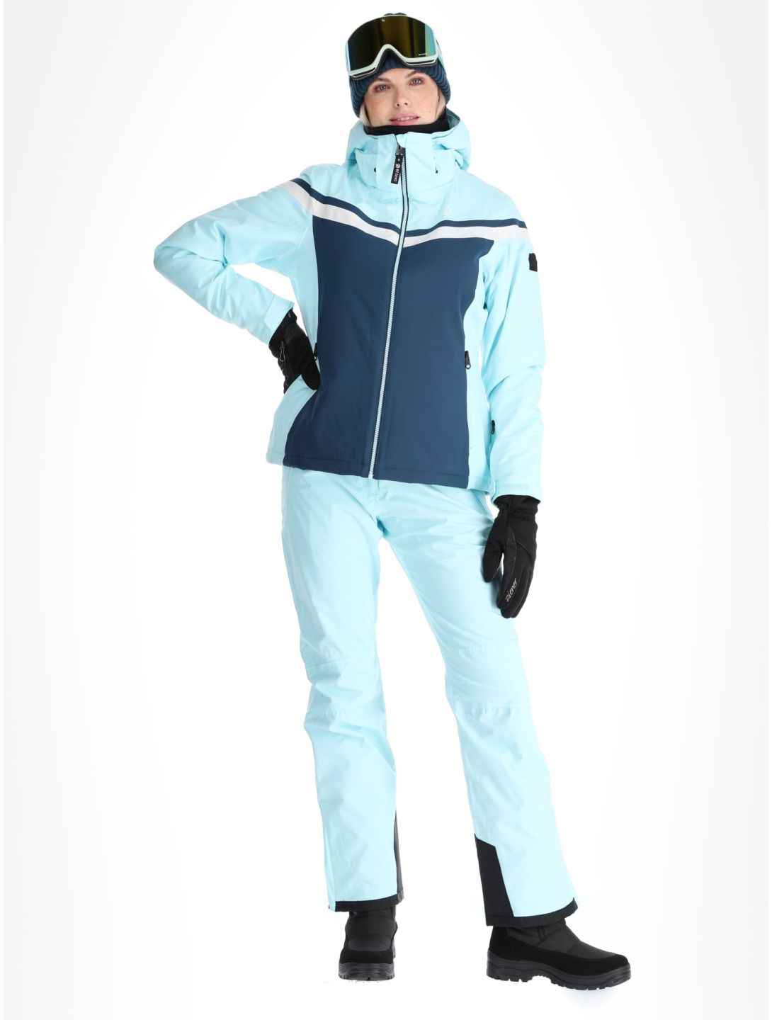 Dare2b, Flurry veste de ski femmes Water Ballet / Moonlight Denim bleu 