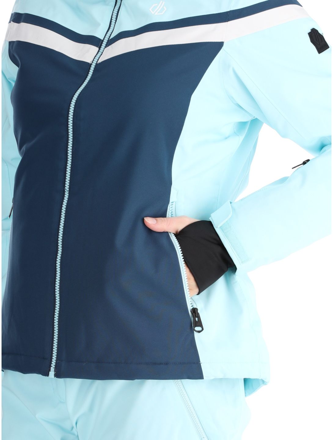 Dare2b, Flurry veste de ski femmes Water Ballet / Moonlight Denim bleu 