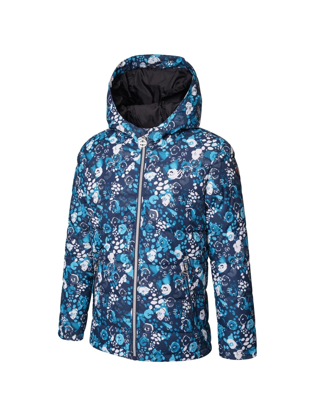 Dare2b, Girls Verdict veste de ski enfants floral print river bleu 