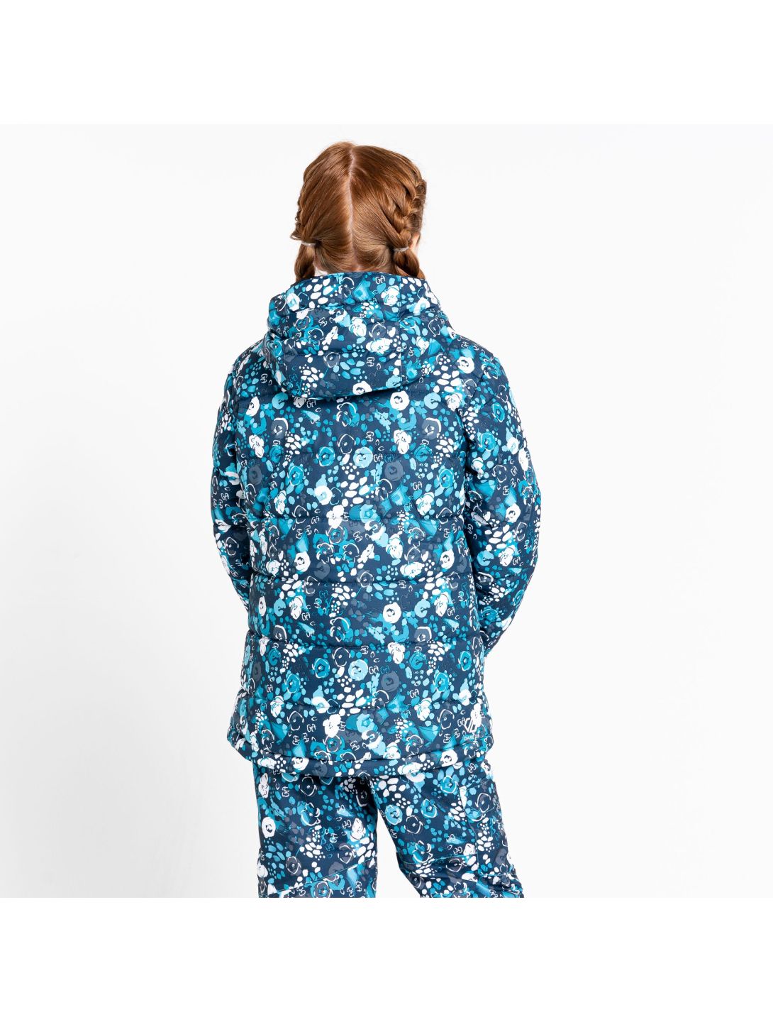 Dare2b, Girls Verdict veste de ski enfants floral print river bleu 