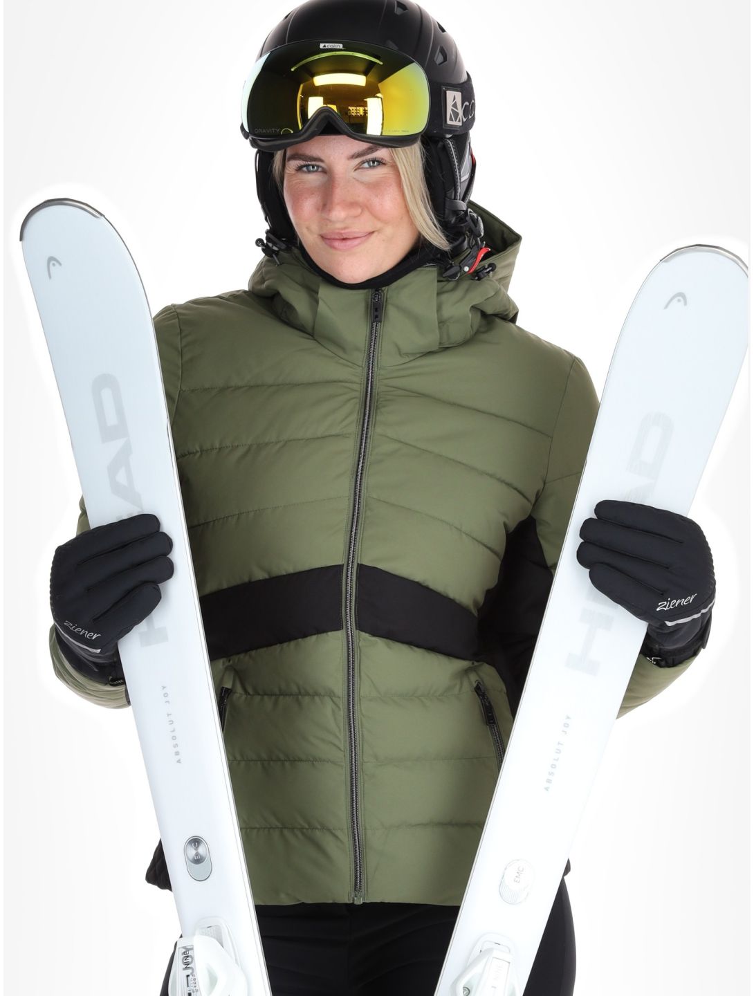 Dare2b, Glacial veste de ski femmes Olivine Green / Black noir, vert 