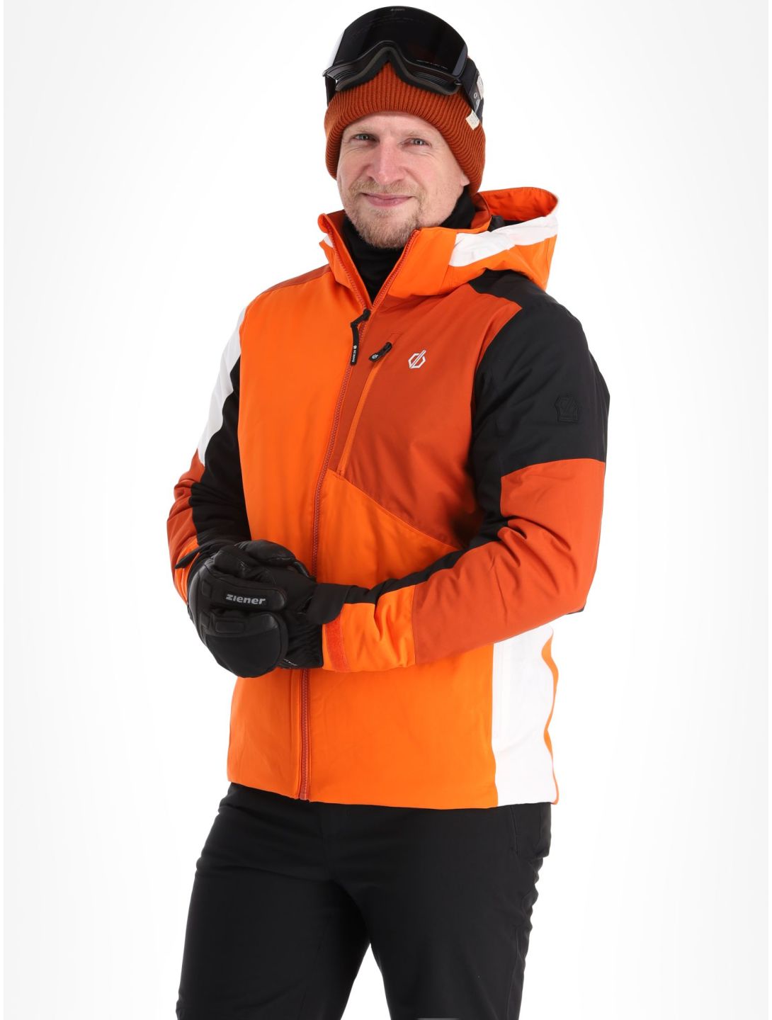 Dare2b, Halfpipe veste de ski hommes PuffinOr / Blk noir, orange 