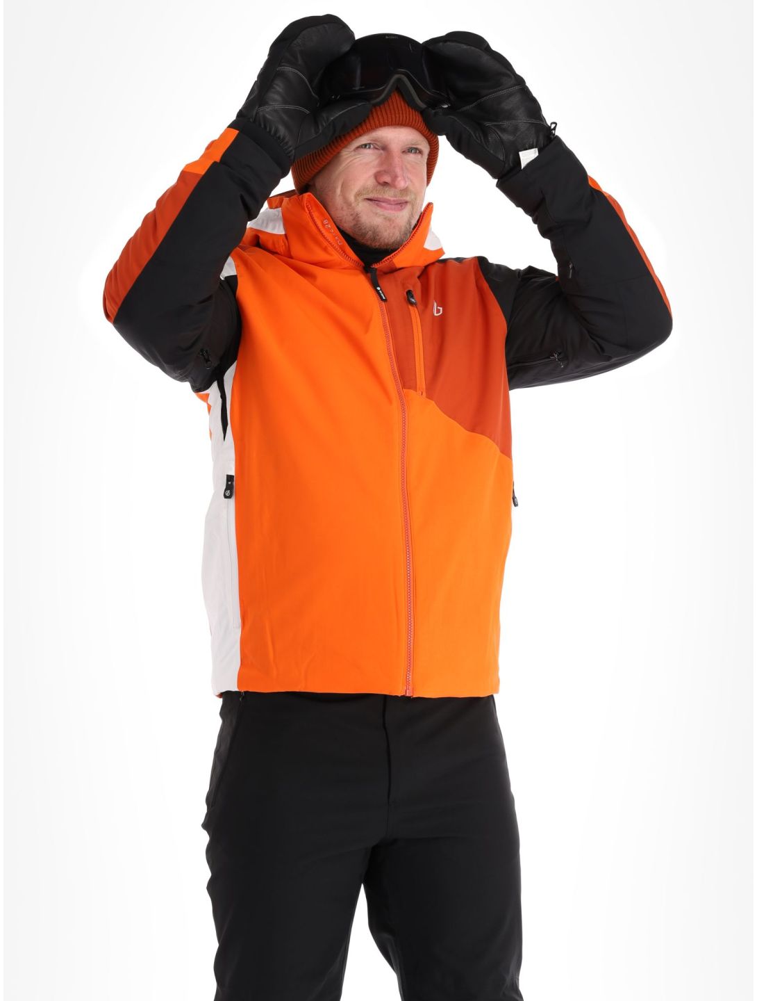 Dare2b, Halfpipe veste de ski hommes PuffinOr / Blk noir, orange 