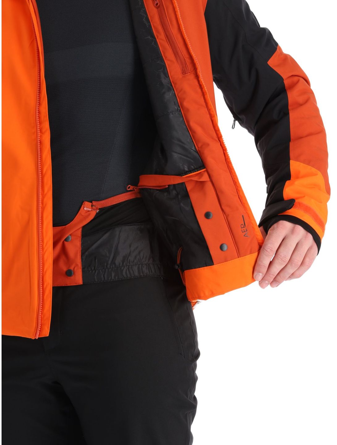 Dare2b, Halfpipe veste de ski hommes PuffinOr / Blk noir, orange 