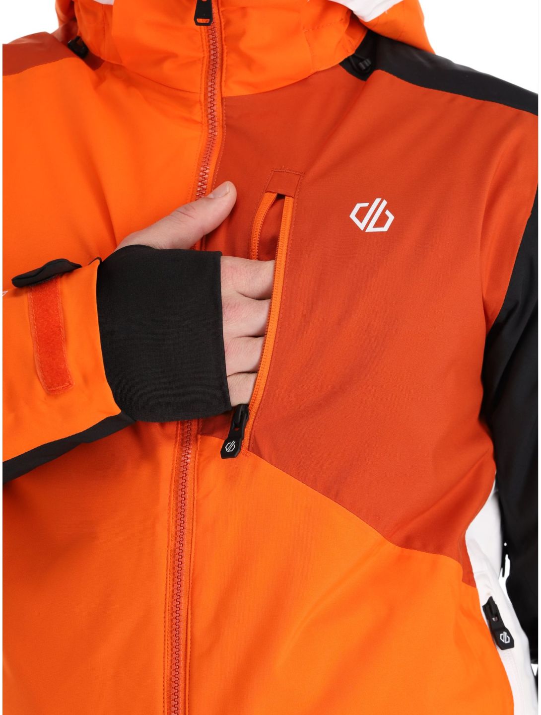 Dare2b, Halfpipe veste de ski hommes PuffinOr / Blk noir, orange 