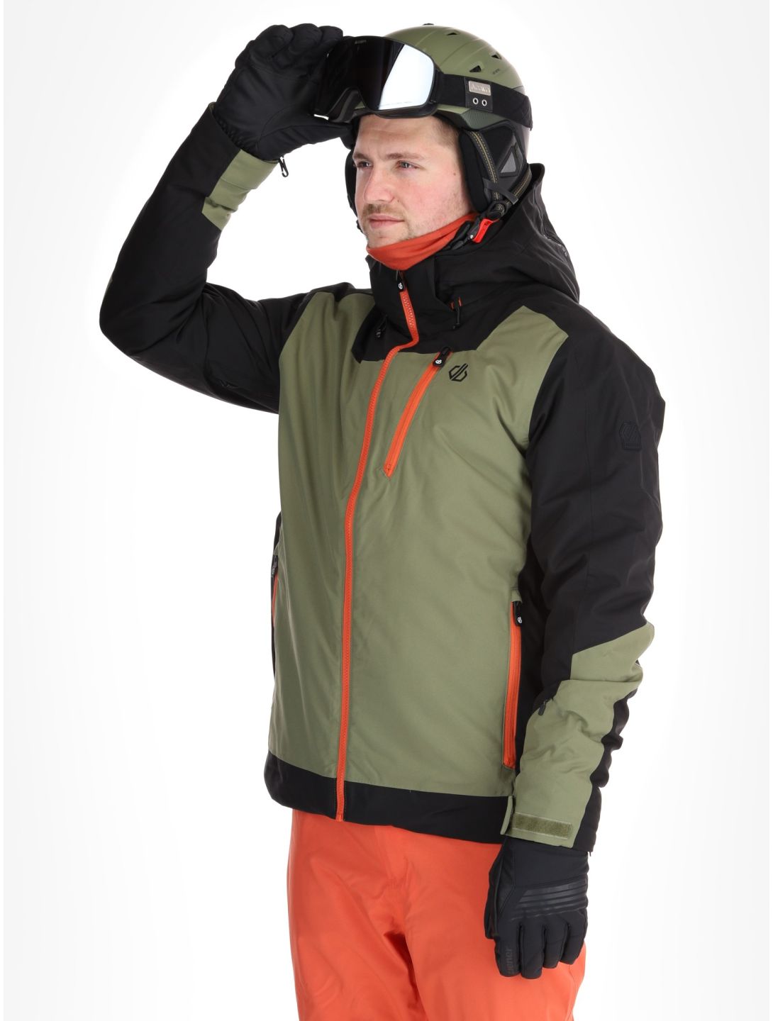 Dare2b, Halfpipe II veste de ski hommes Black / Olivine Green noir, vert 