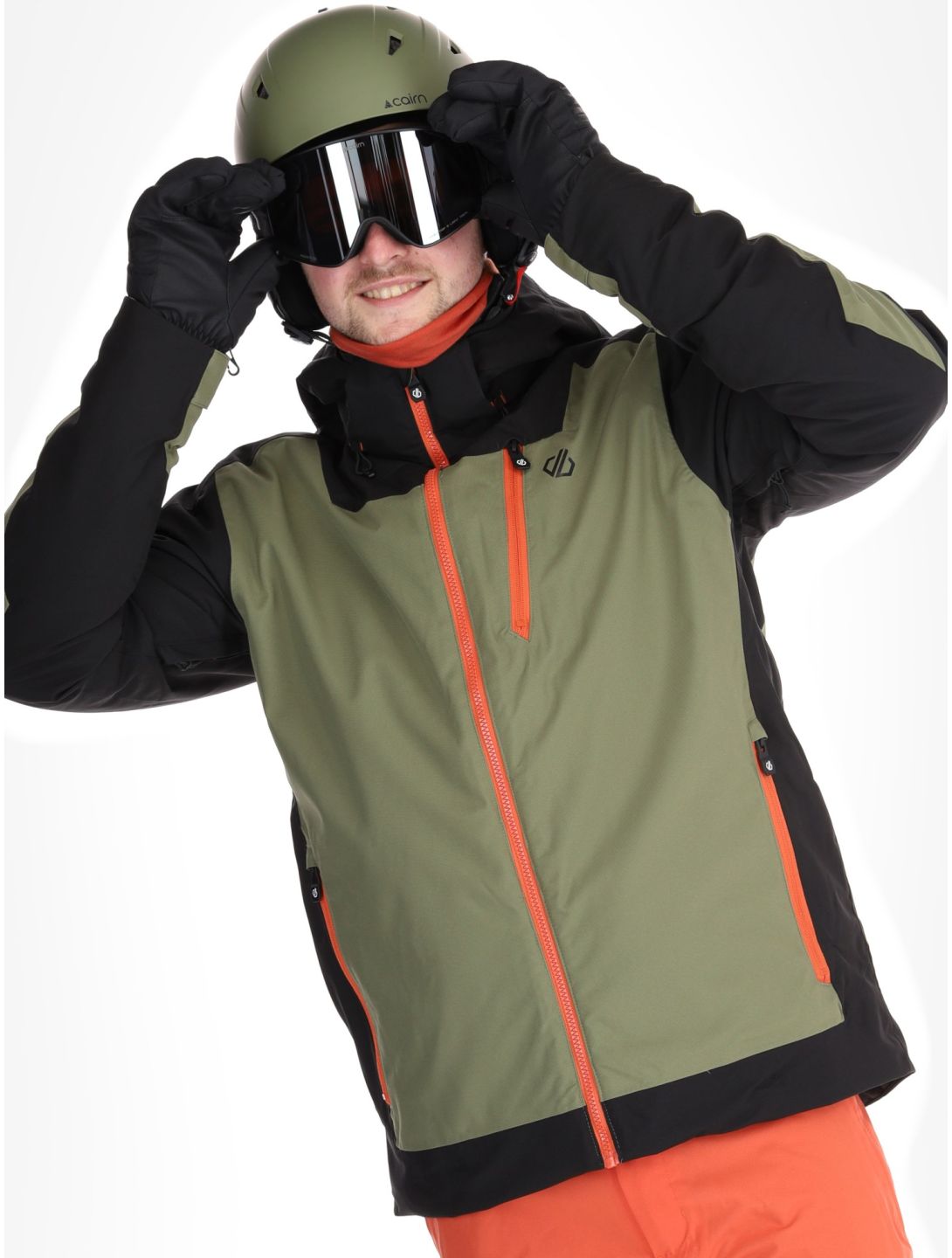 Dare2b, Halfpipe II veste de ski hommes Black / Olivine Green noir, vert 