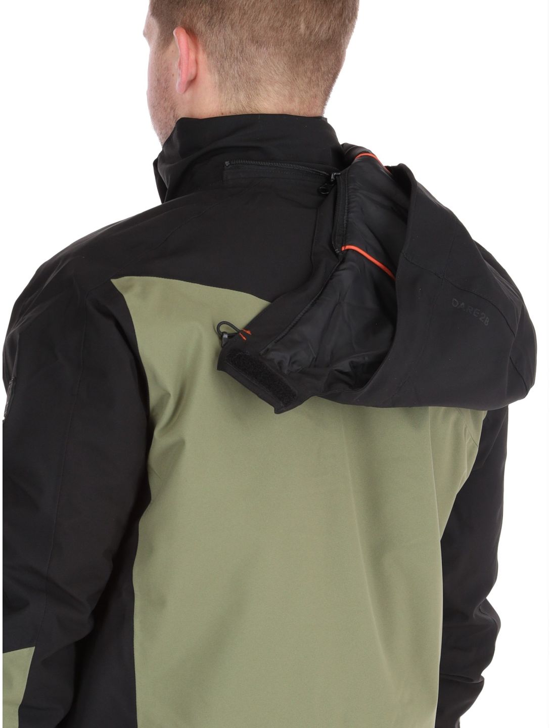 Dare2b, Halfpipe II veste de ski hommes Black / Olivine Green noir, vert 