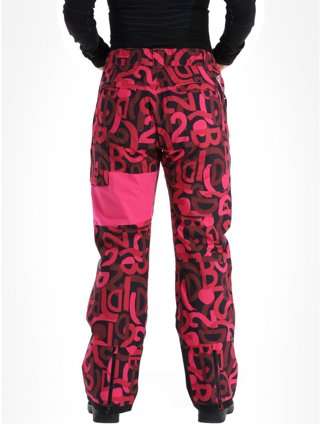 Dare2b, Ice pantalon de ski femmes Pure Pink Graffiti Print rose 