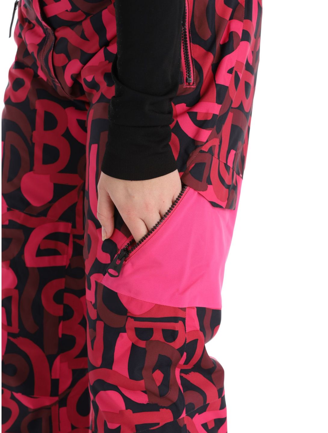 Dare2b, Ice pantalon de ski femmes Pure Pink Graffiti Print rose 