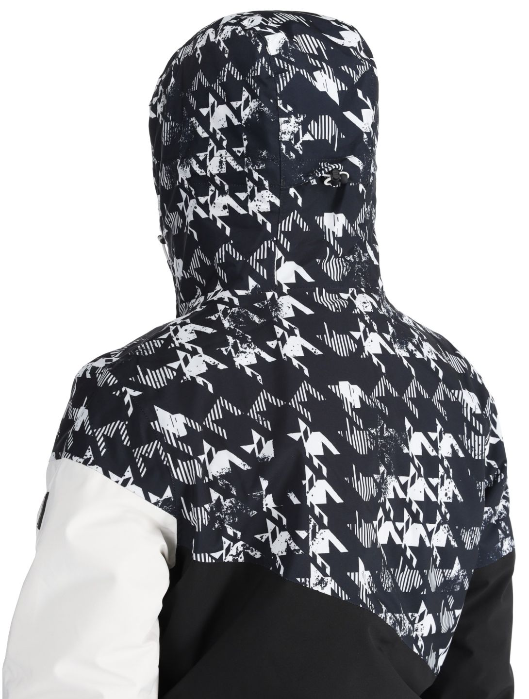 Dare2b, Ice III veste de ski femmes Black Distressed Dogtooth Print blanc, noir 