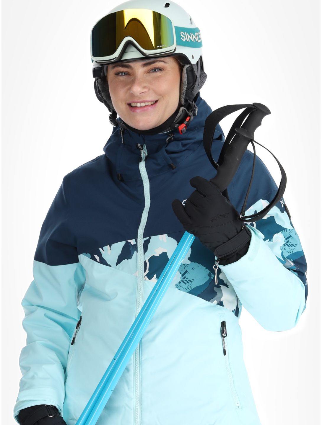 Dare2b, Ice III veste de ski femmes Moonlight Denim / Water Ballet bleu 