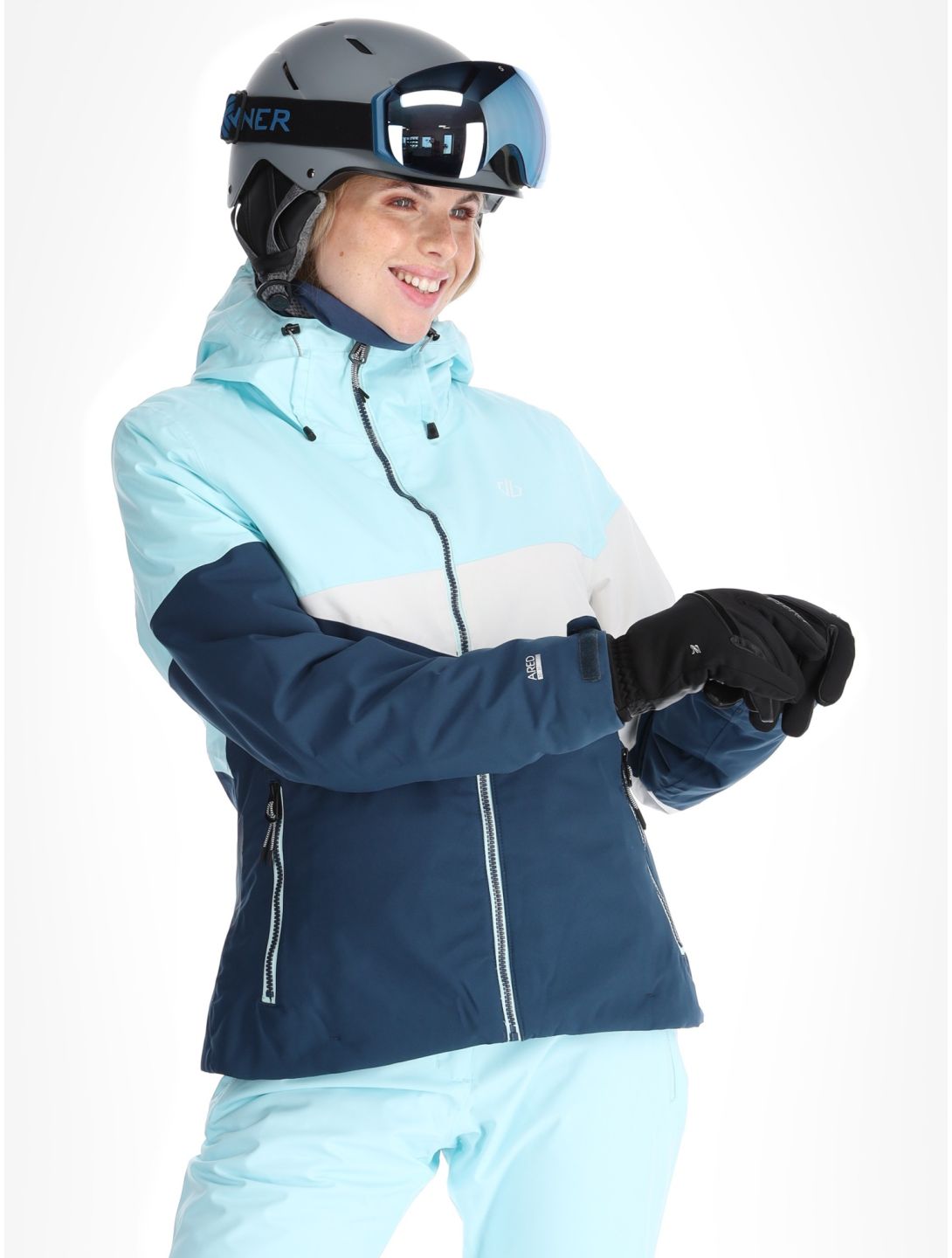 Dare2b, Ice III veste de ski femmes Water Ballet / Moonlight Denim bleu 