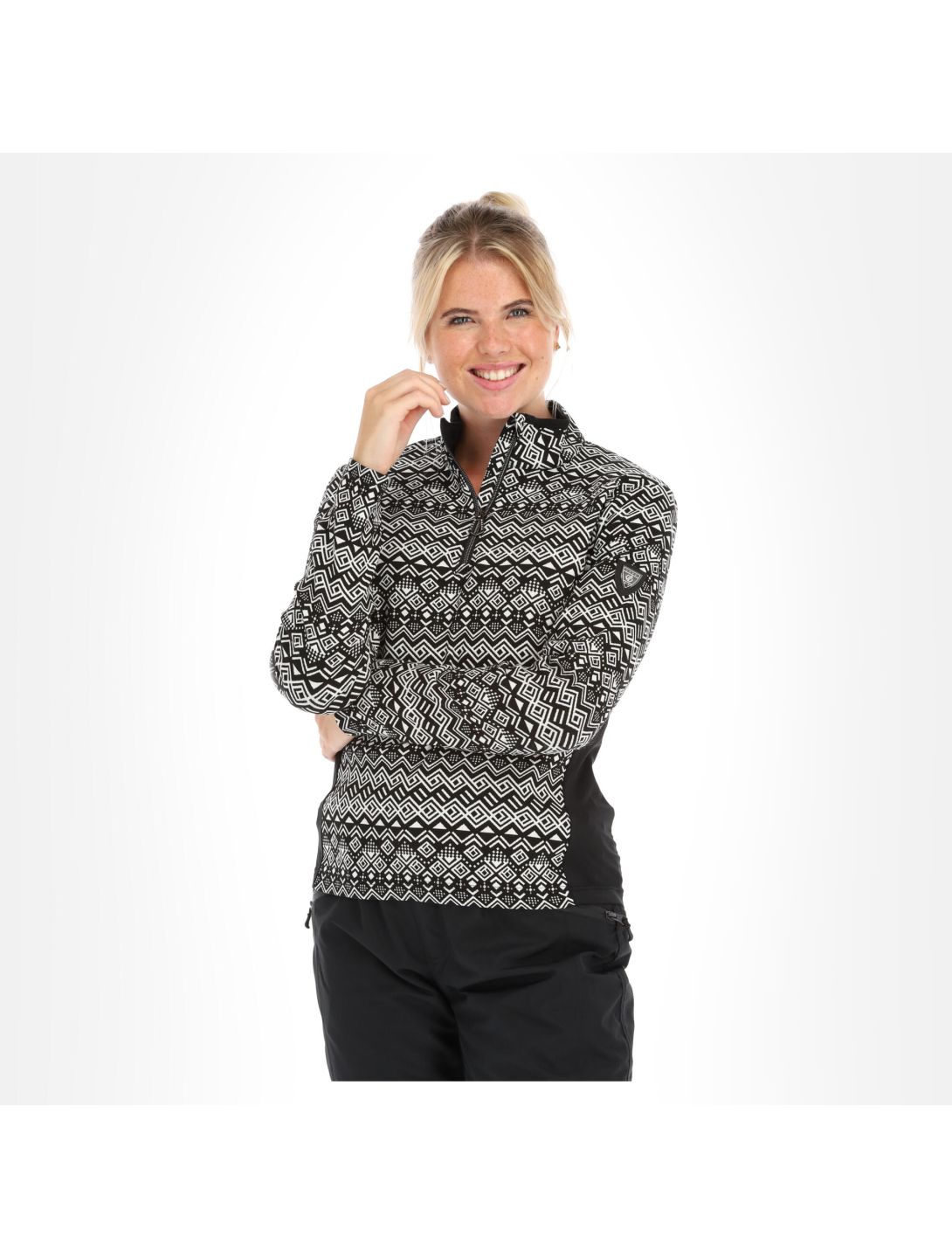 Dare2b, Immortal Sweater pull de ski femmes seville noir 