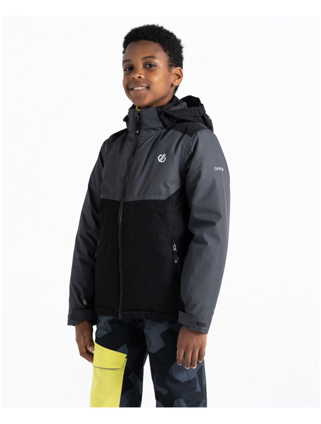 Dare2b, Impose III veste de ski enfants Ebony / Black gris, noir 