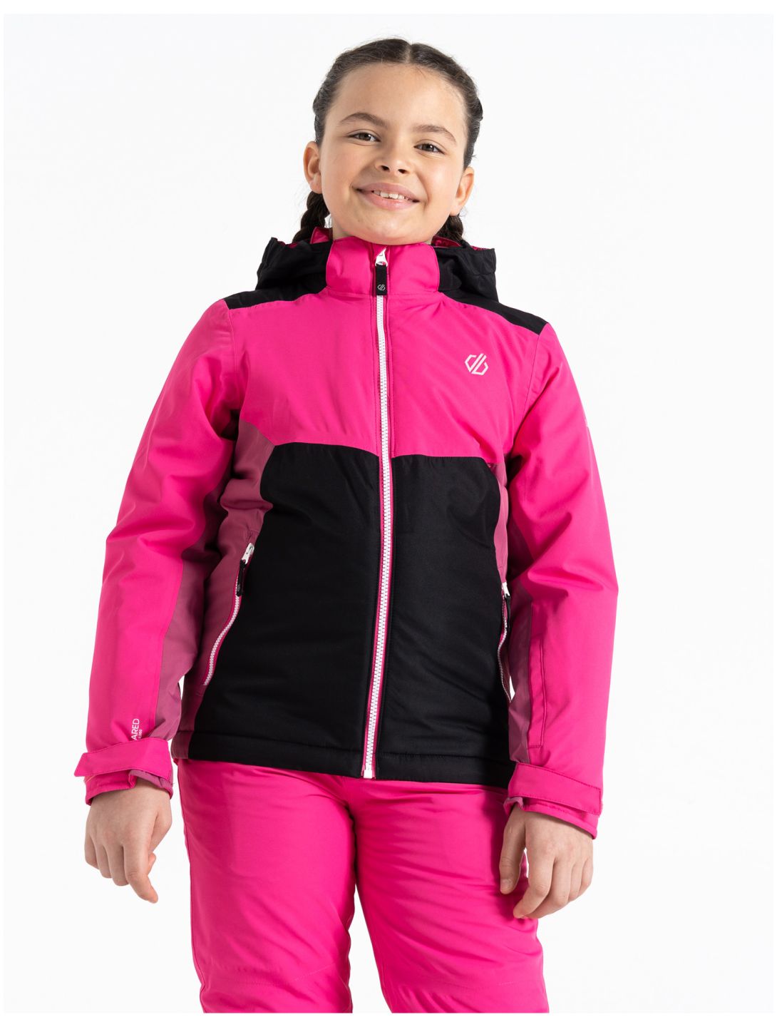 Dare2b, Impose III veste de ski enfants PurePink / Blk noir, rose 