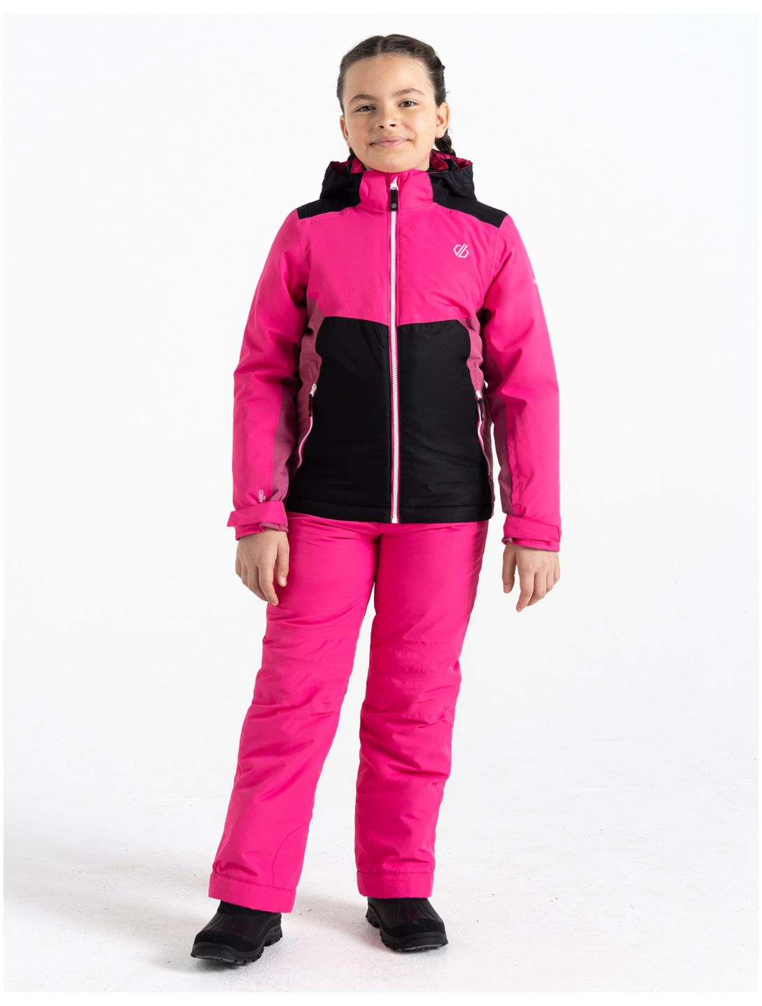 Dare2b, Impose III veste de ski enfants PurePink / Blk noir, rose 