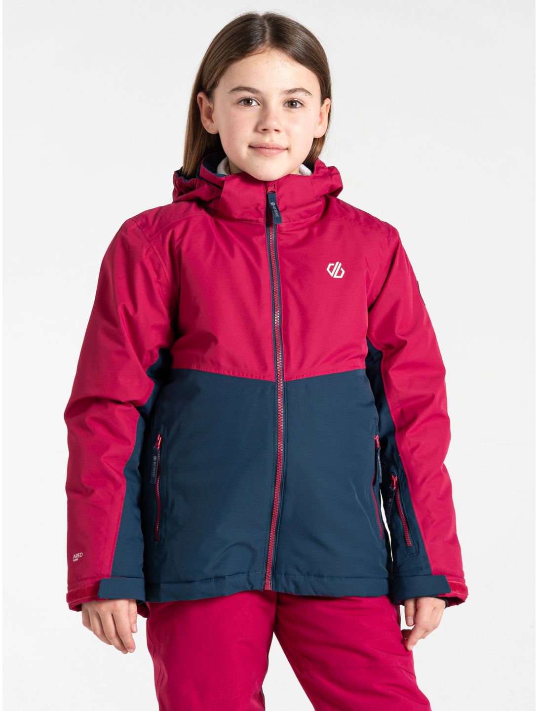 Dare2b, Impose IV veste de ski enfants Berry Pink / Moonlight Denim bleu, rose 