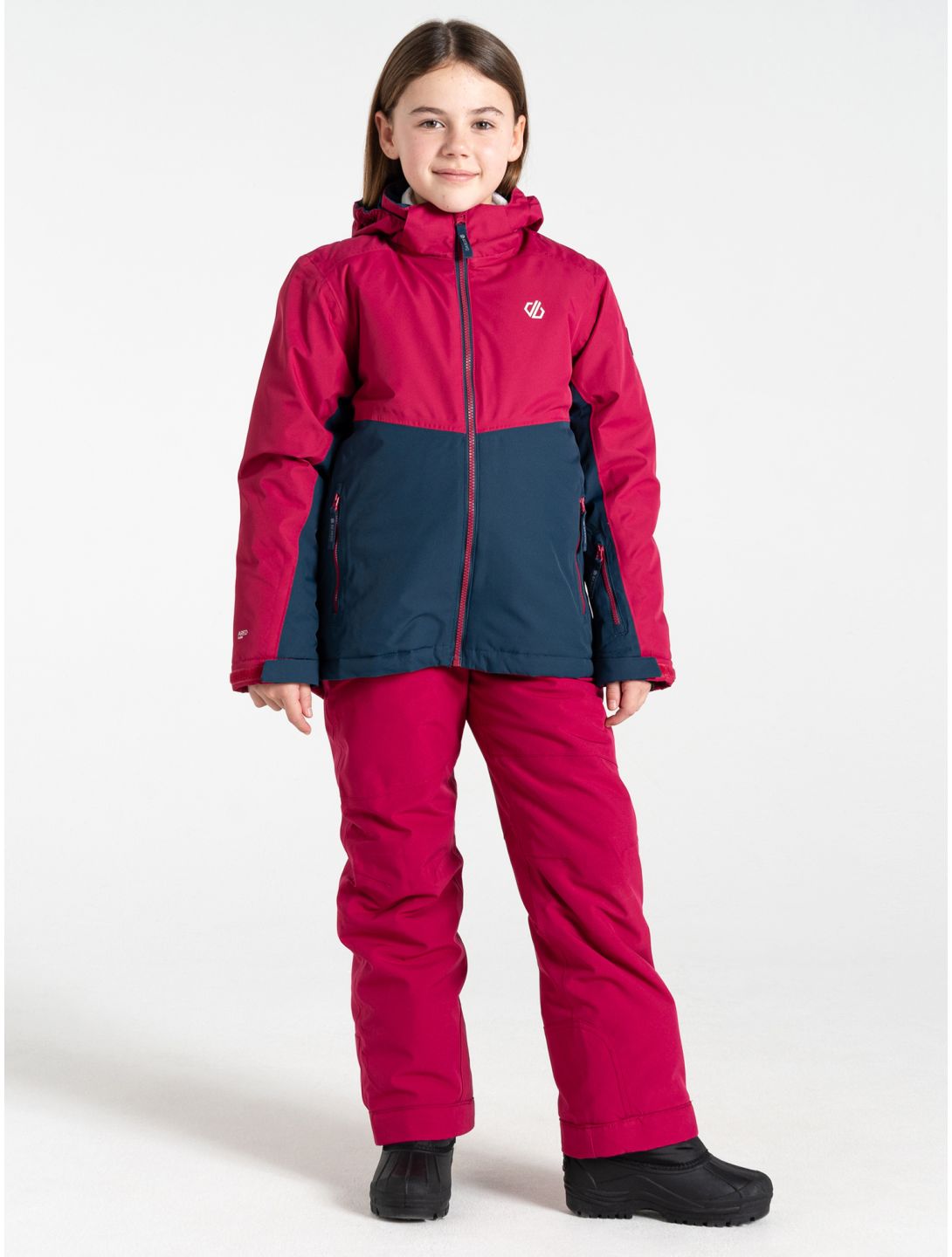 Dare2b, Impose IV veste de ski enfants Berry Pink / Moonlight Denim bleu, rose 