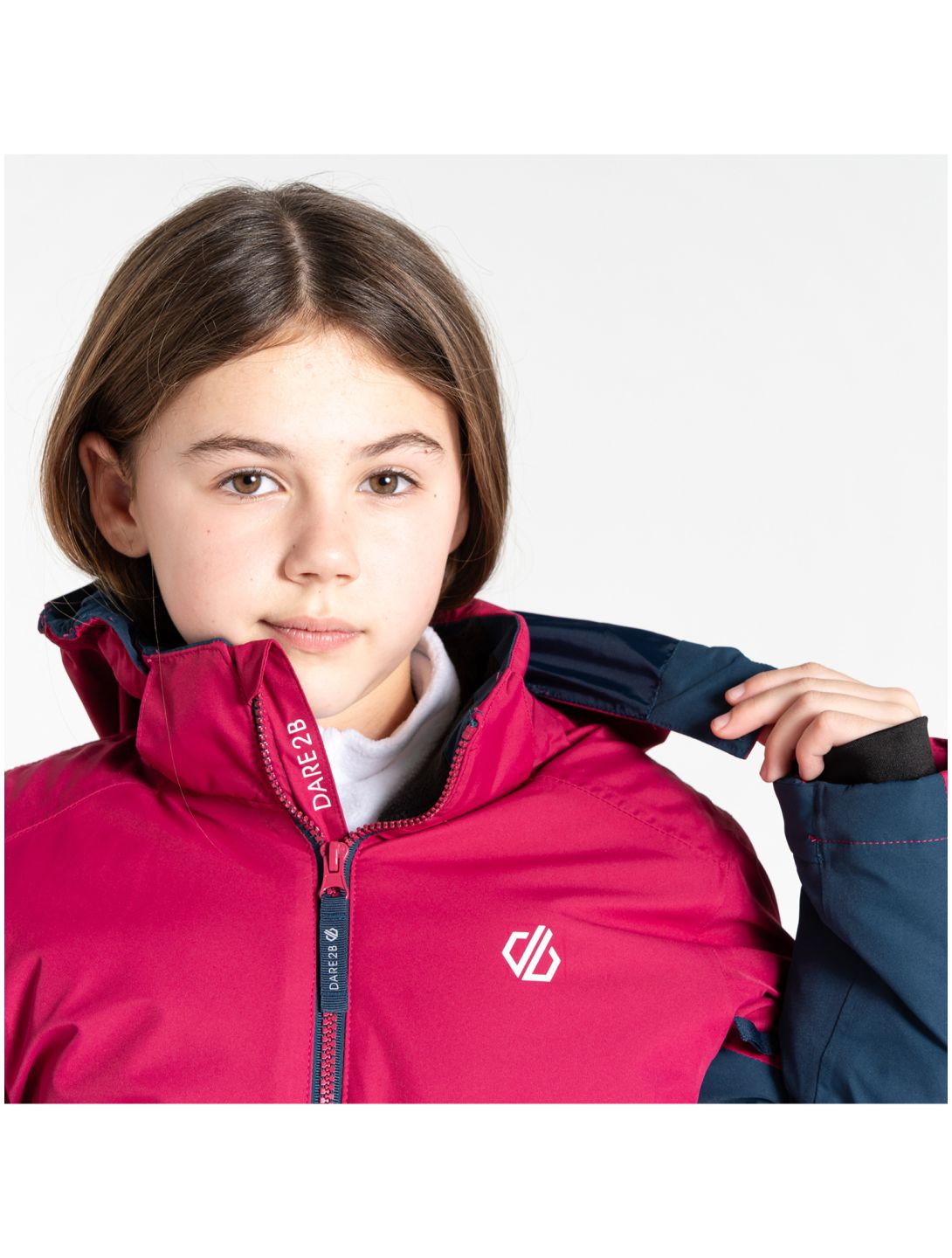 Dare2b, Impose IV veste de ski enfants Berry Pink / Moonlight Denim bleu, rose 