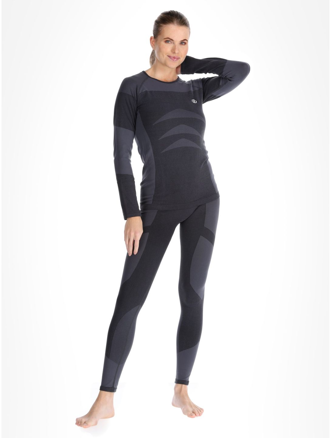 Dare2b, In The Zone III Baselayer Set thermodurcissable femmes Black / Black noir 