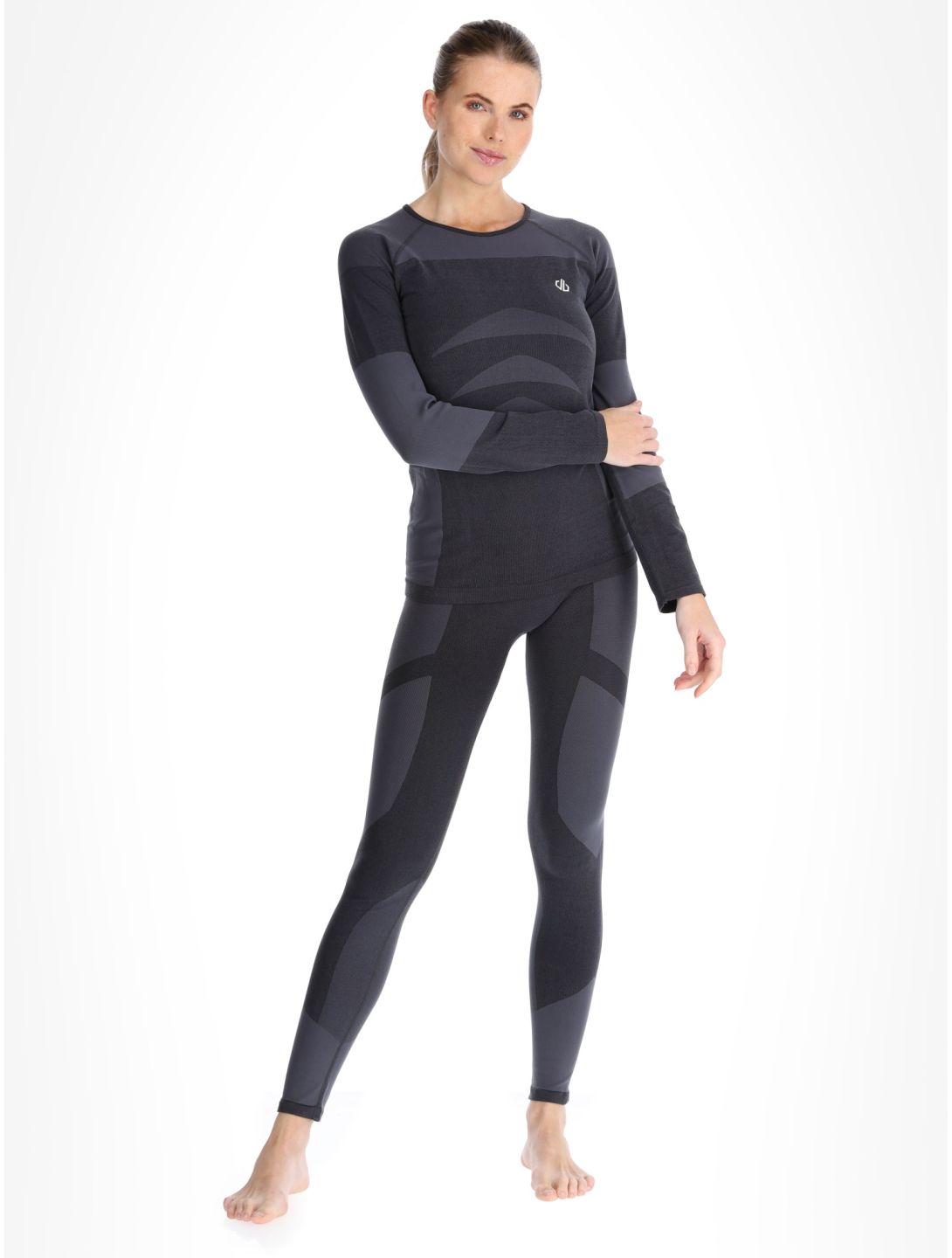 Dare2b, In The Zone III Baselayer Set thermodurcissable femmes Black / Black noir 