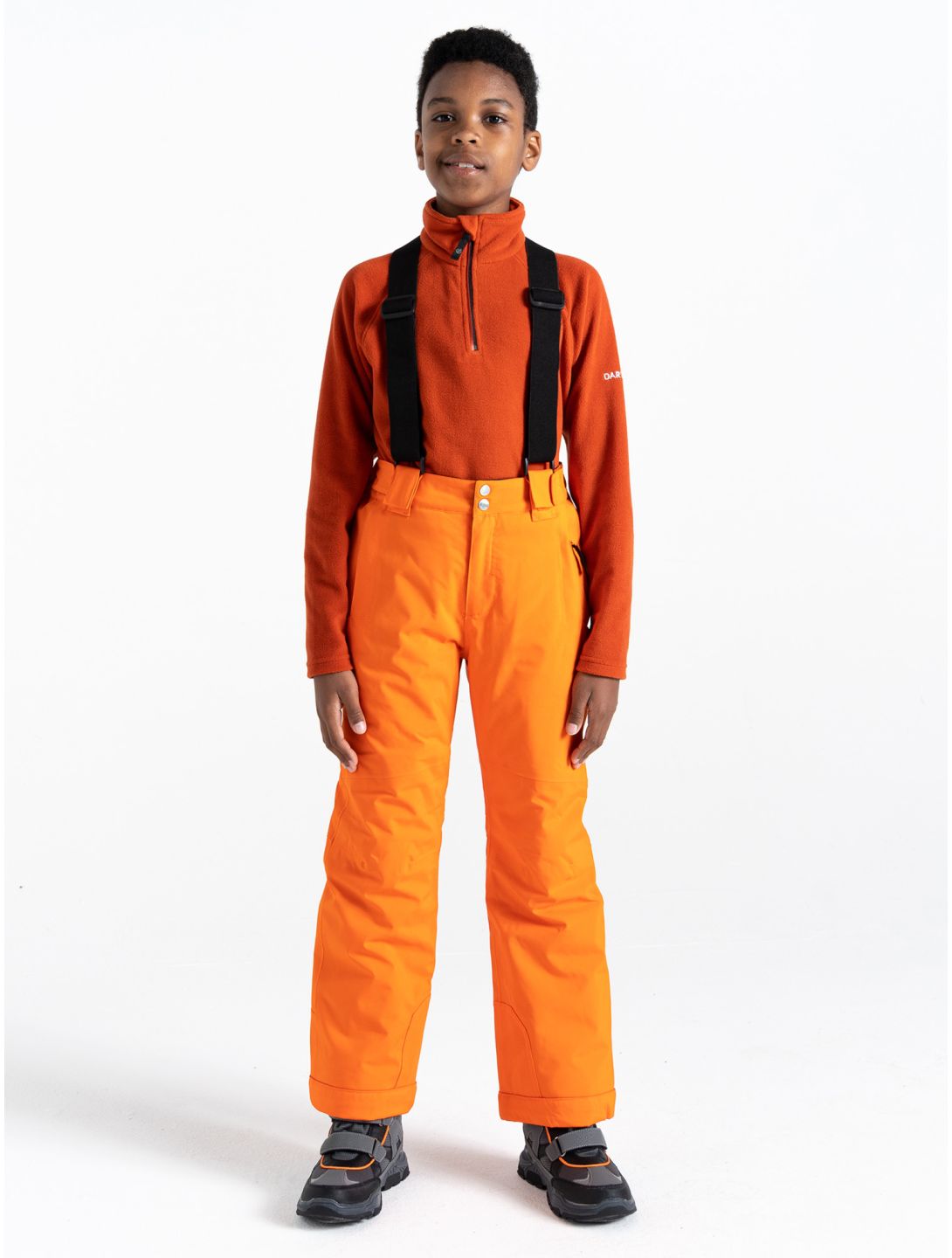 Dare2b, Outmove II pantalon de ski enfants PuffinsOrnge noir, orange 