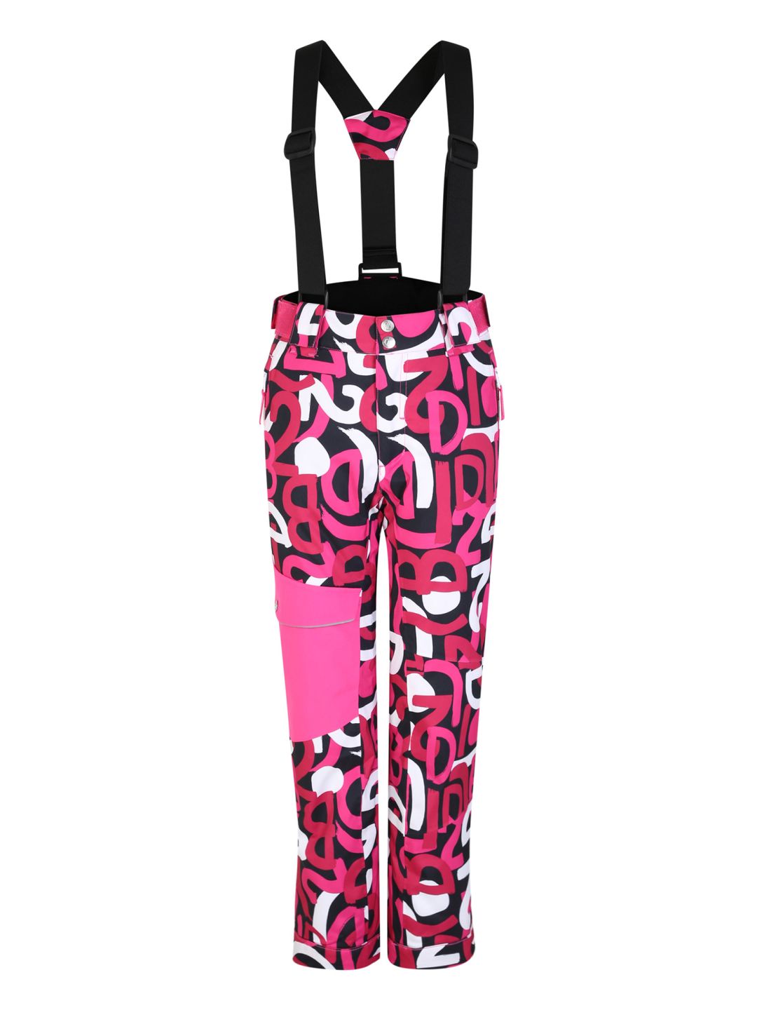 Dare2b, Pow pantalon de ski enfants Kids Ski Graffiti Print rouge 