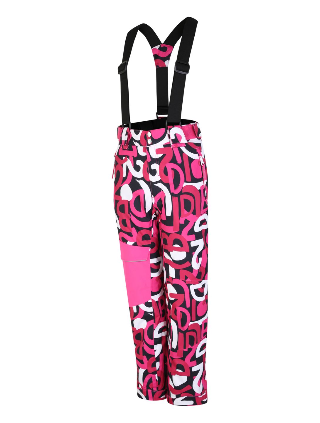 Dare2b, Pow pantalon de ski enfants Kids Ski Graffiti Print rouge 