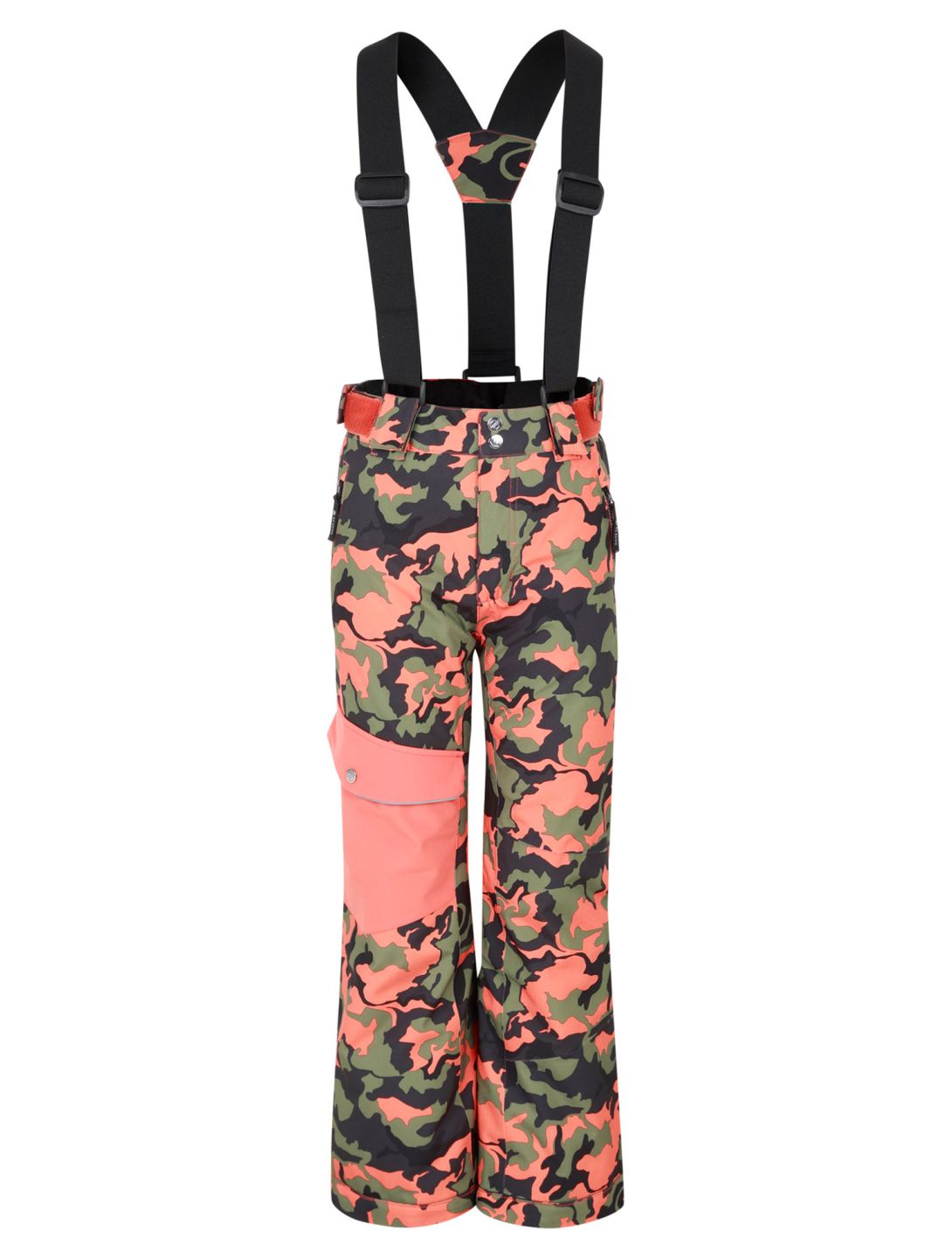 Dare2b, Pow pantalon de ski enfants Orange Rust Camo Print orange 