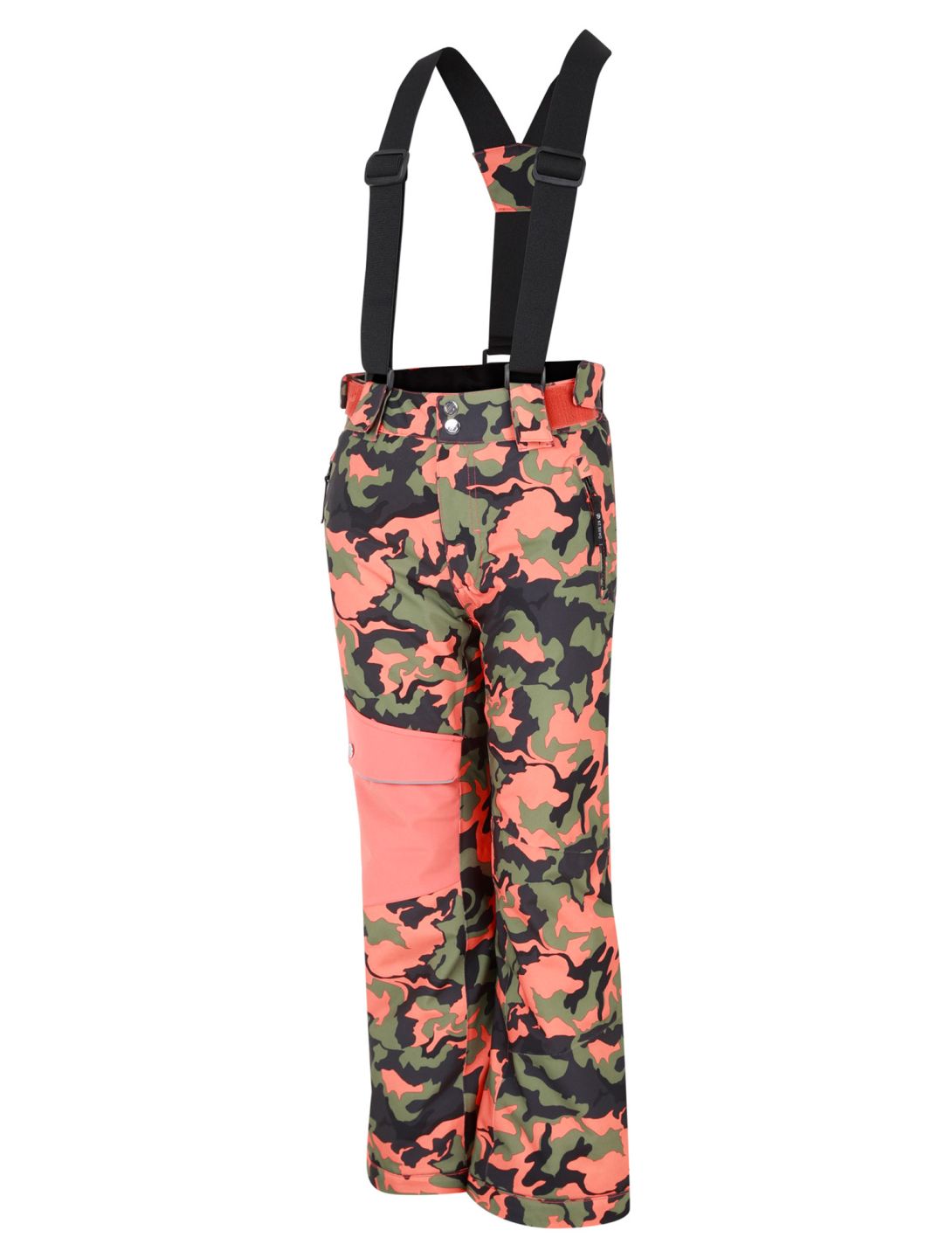 Dare2b, Pow pantalon de ski enfants Orange Rust Camo Print orange 