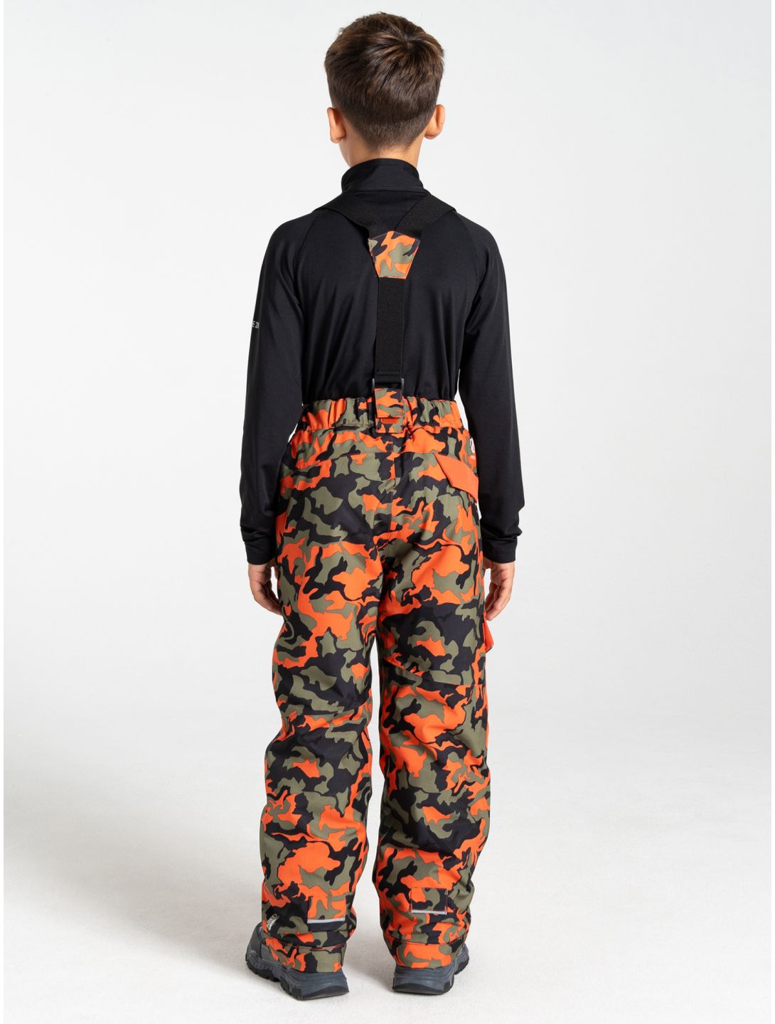 Dare2b, Pow pantalon de ski enfants Orange Rust Camo Print orange 