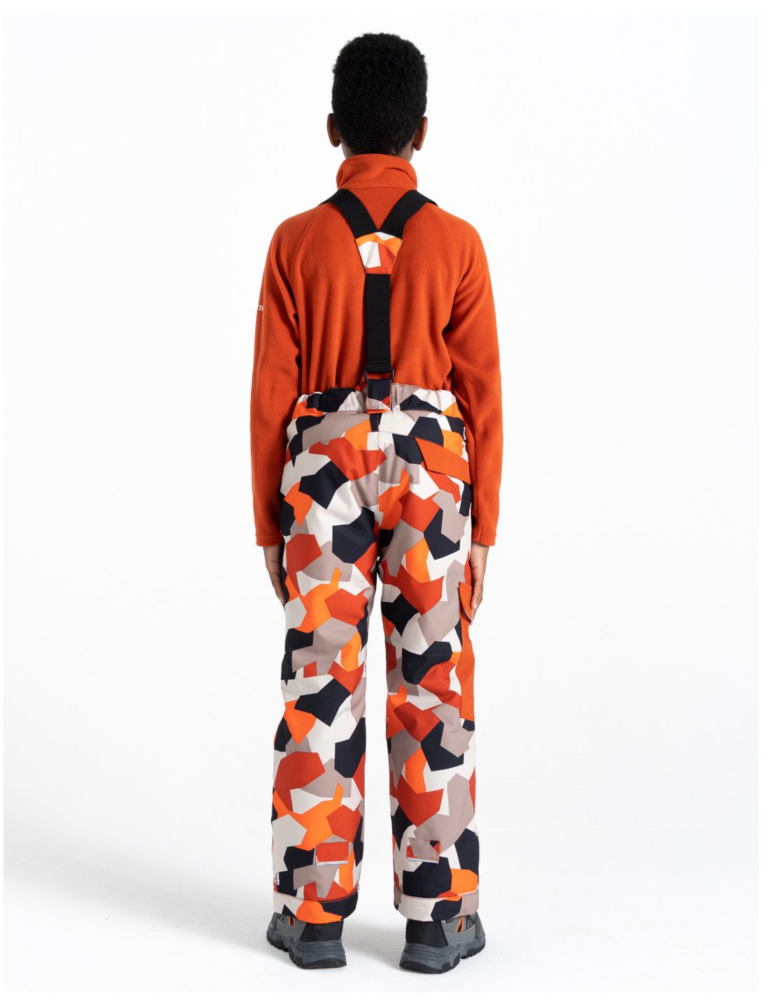 Dare2b, Pow pantalon de ski enfants Puffins Orange Geo Camo Print orange 