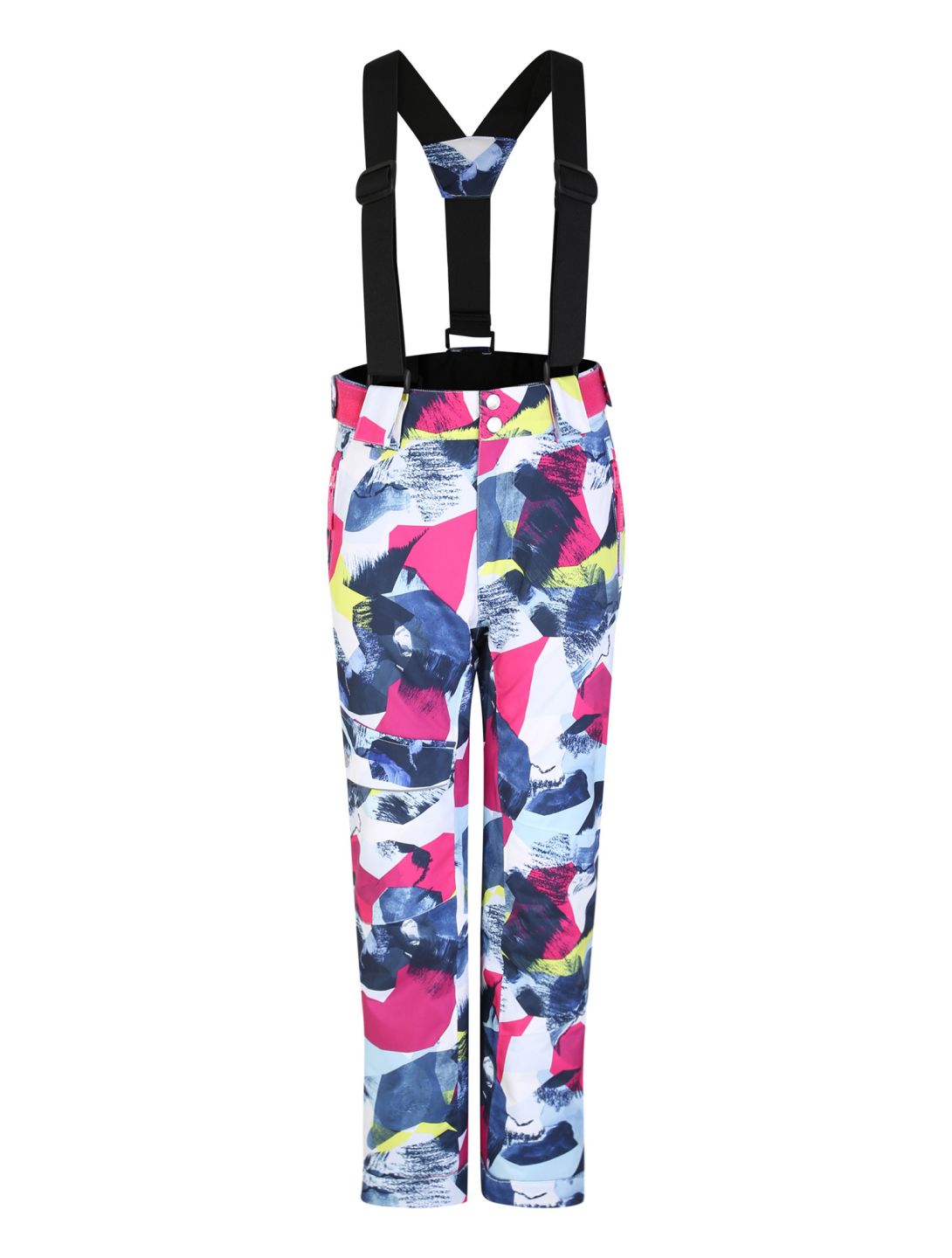 Dare2b, Pow pantalon de ski enfants Quiet Blue Abstract Mountain Print multicolore 