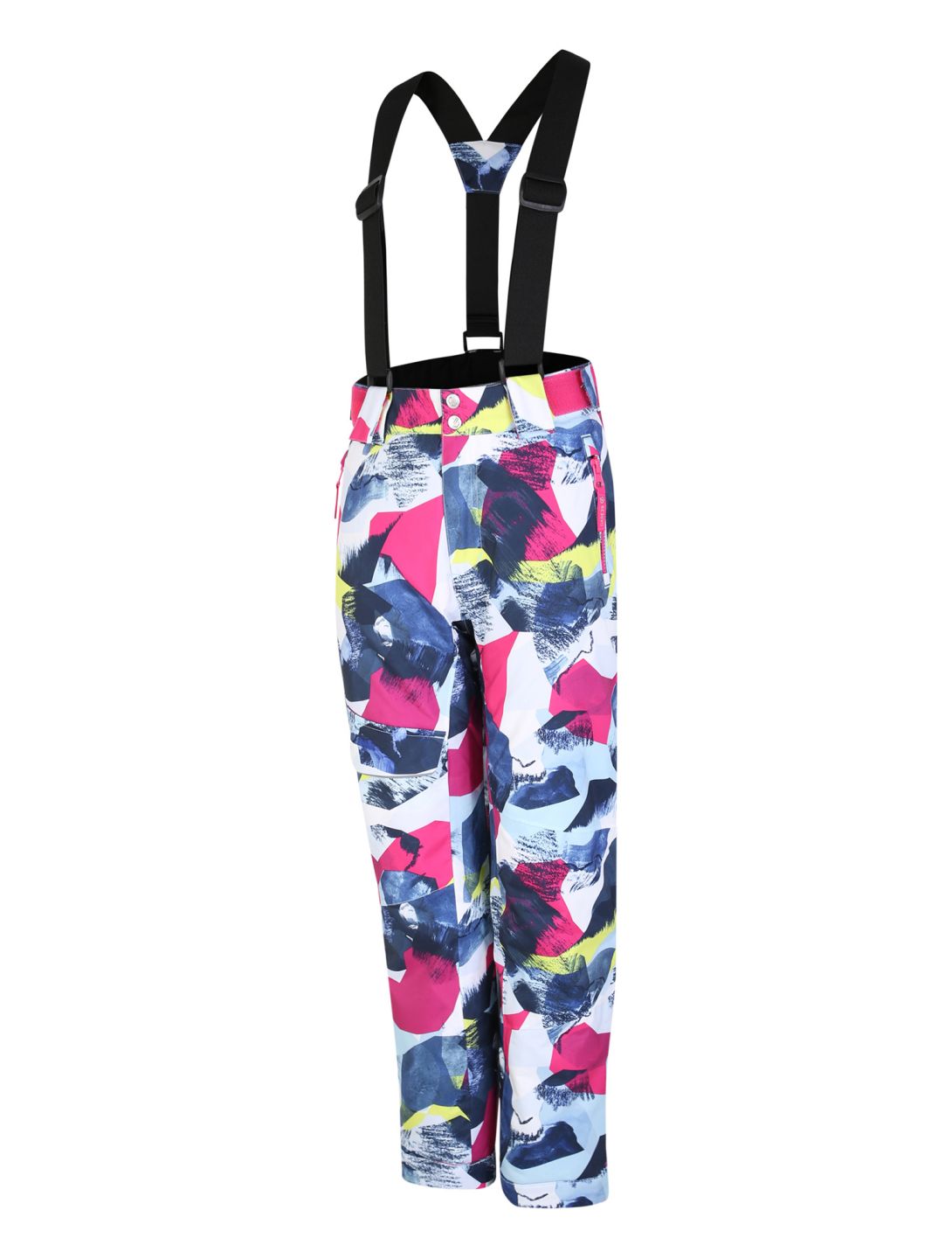 Dare2b, Pow pantalon de ski enfants Quiet Blue Abstract Mountain Print multicolore 