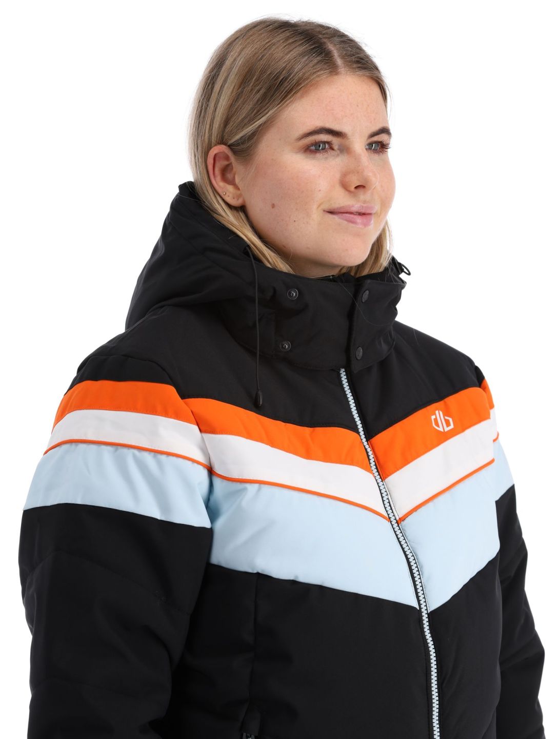 Dare2b, Powder veste de ski femmes Black / Quiet Blue bleu, noir 