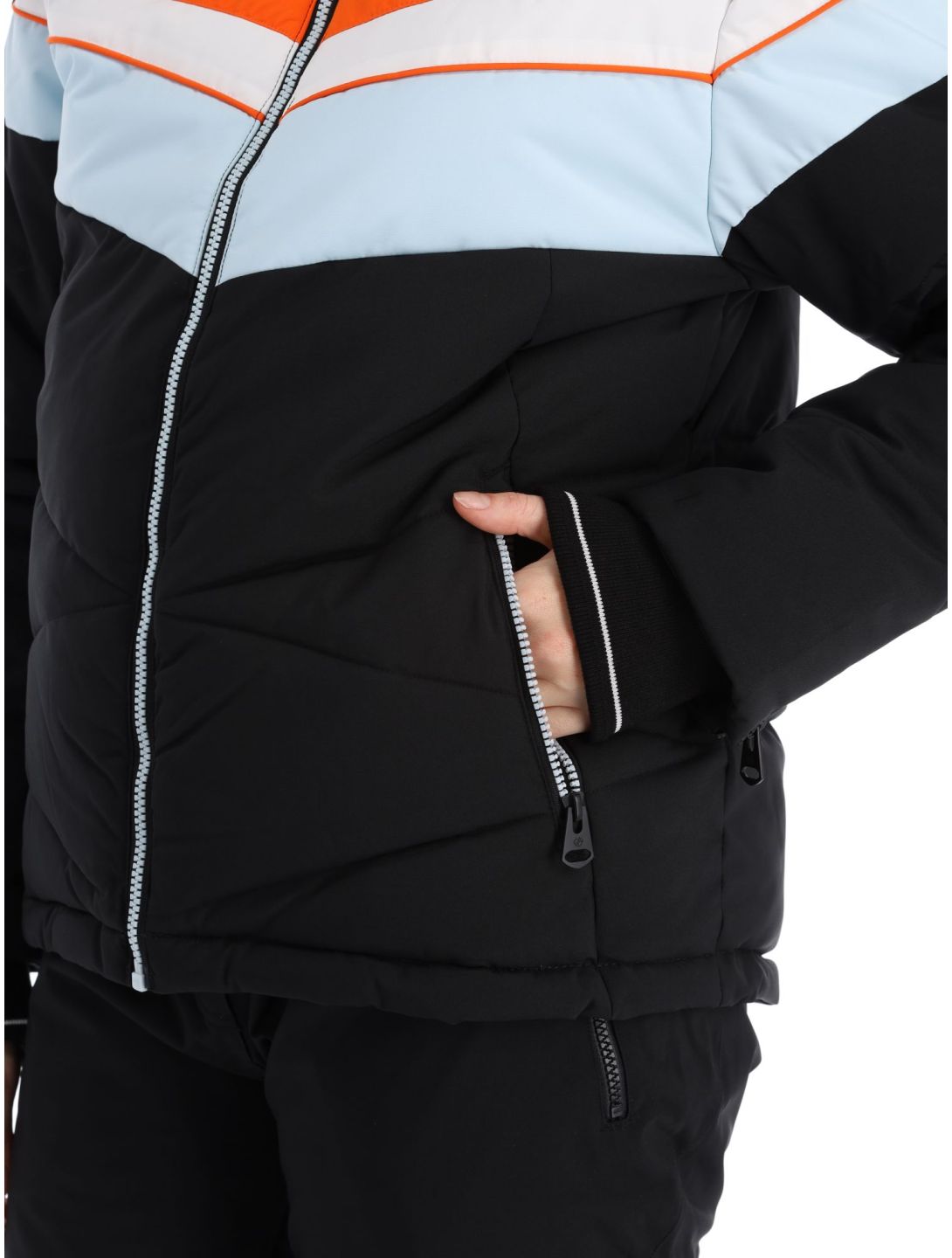 Dare2b, Powder veste de ski femmes Black / Quiet Blue bleu, noir 