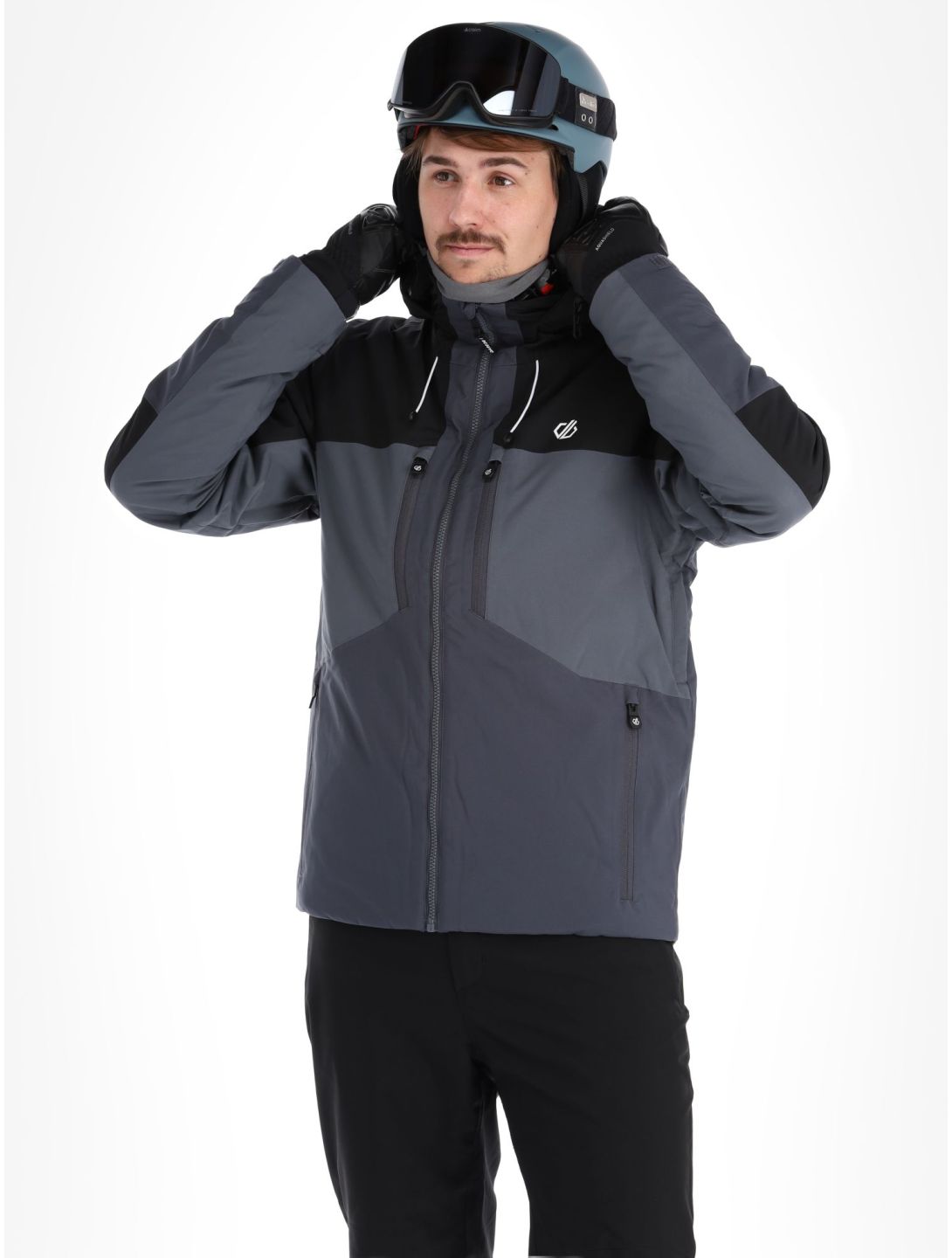 Dare2b, Slopeside veste de ski hommes Black / Ebony gris, noir 