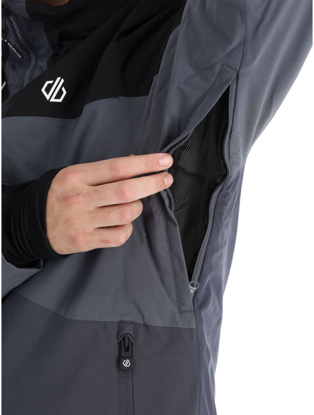 Dare2b, Slopeside veste de ski hommes Black / Ebony gris, noir 