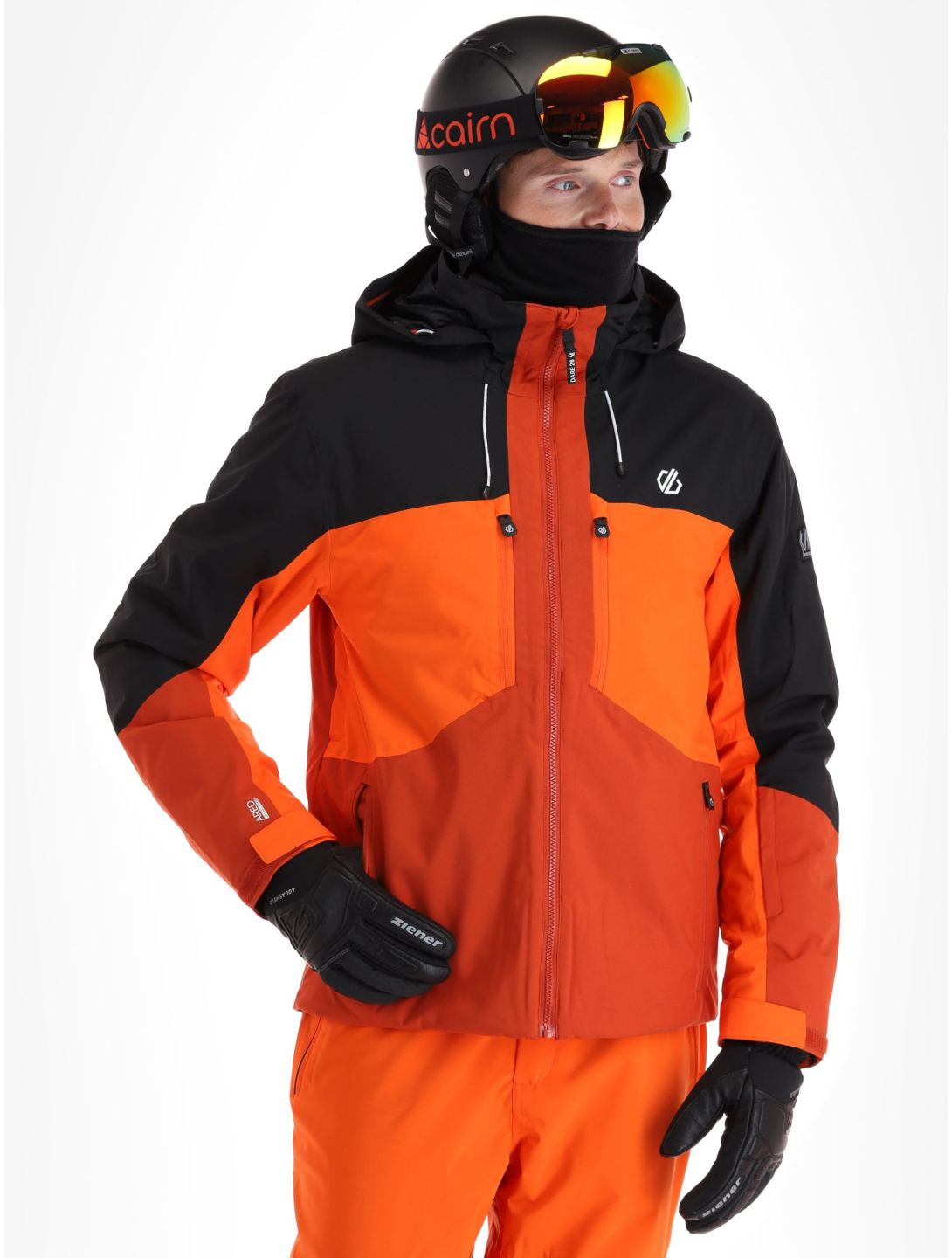 Dare2b, Slopeside veste de ski hommes PuffinOr / Blk noir, orange 