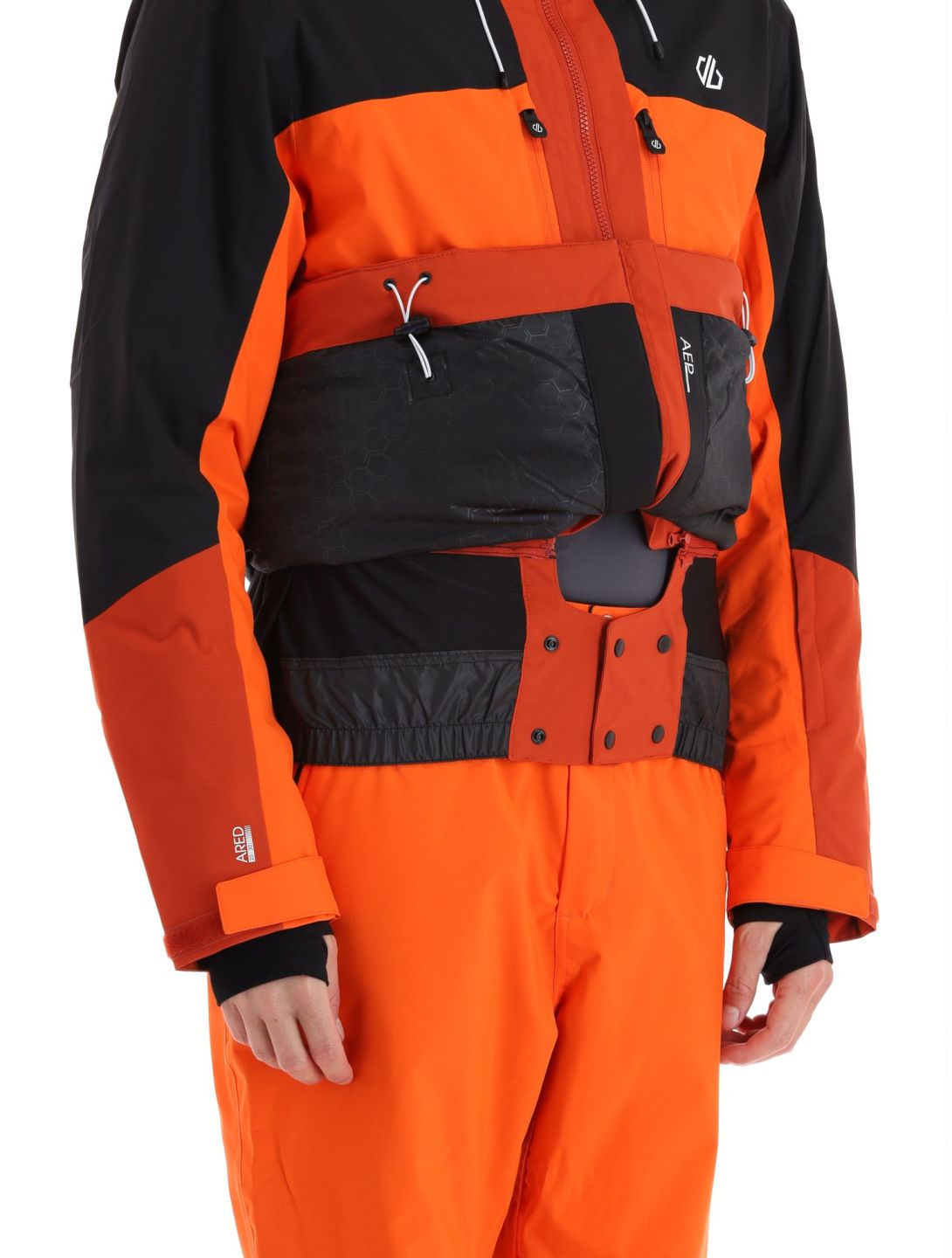 Dare2b, Slopeside veste de ski hommes PuffinOr / Blk noir, orange 