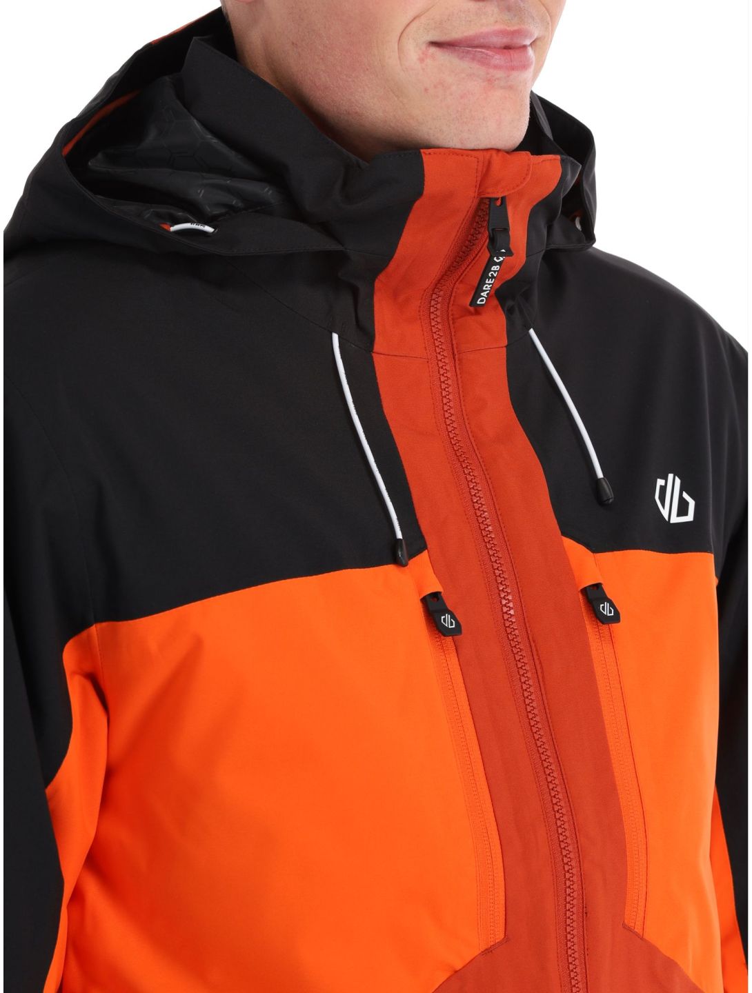 Dare2b, Slopeside veste de ski hommes PuffinOr / Blk noir, orange 