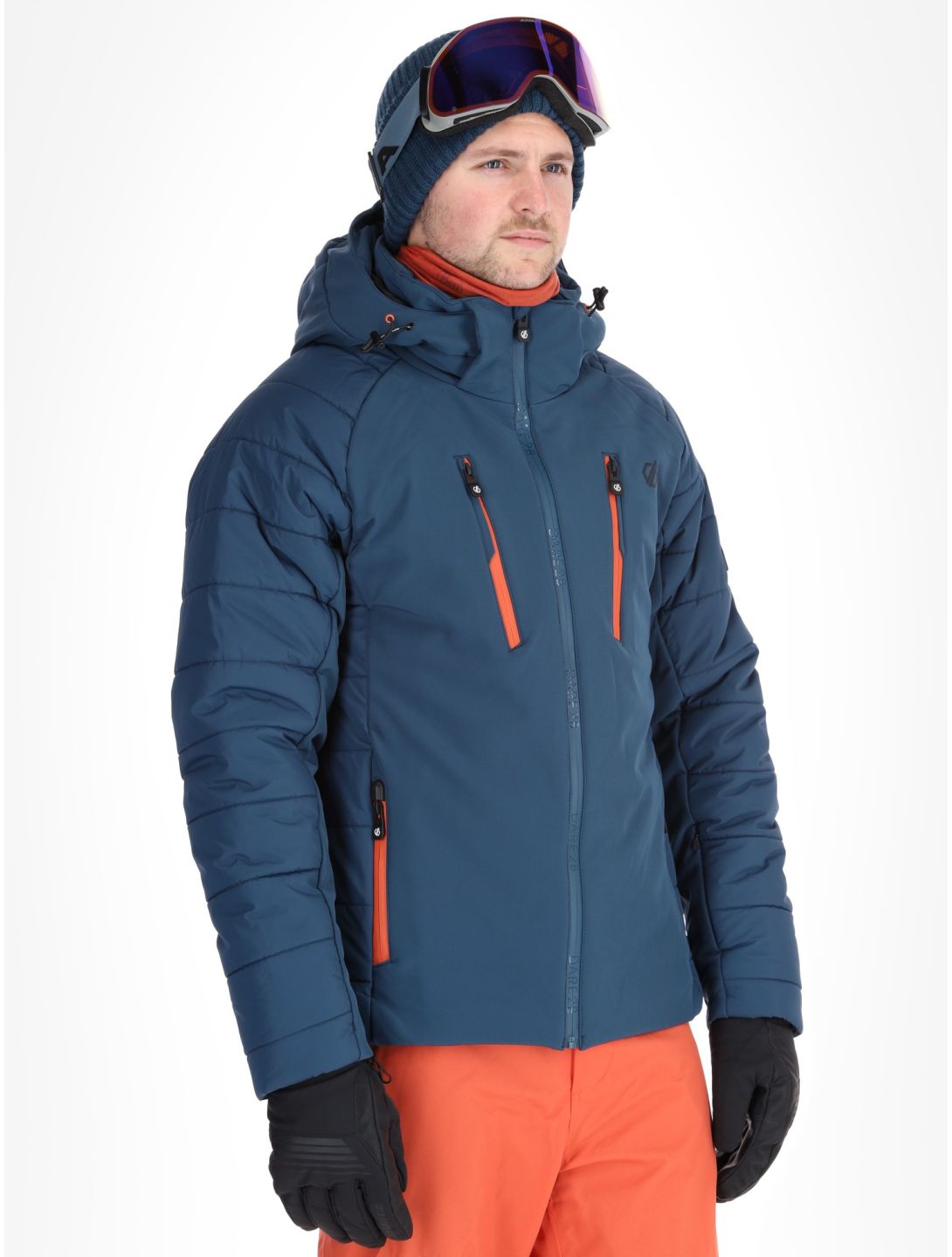 Dare2b, Speed veste de ski softshell hommes Moonlight Denim bleu 