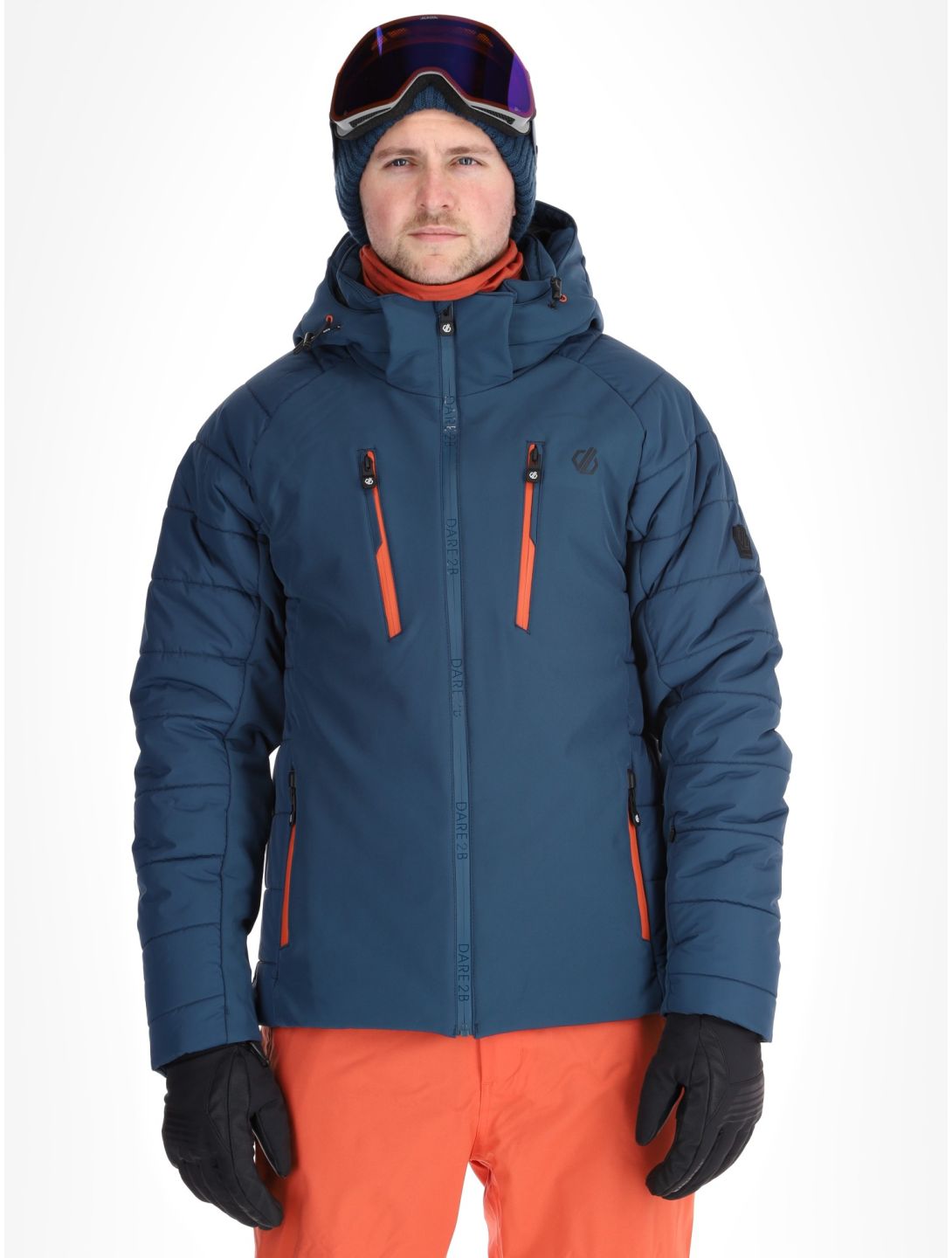 Dare2b, Speed veste de ski softshell hommes Moonlight Denim bleu 