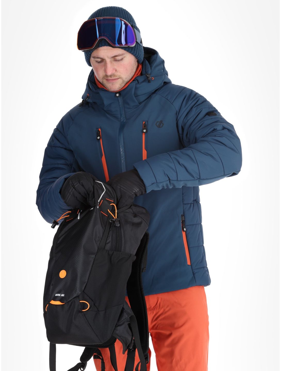 Dare2b, Speed veste de ski softshell hommes Moonlight Denim bleu 