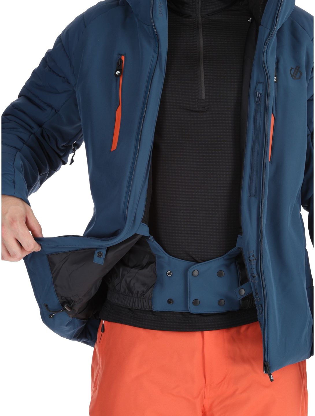 Dare2b, Speed veste de ski softshell hommes Moonlight Denim bleu 